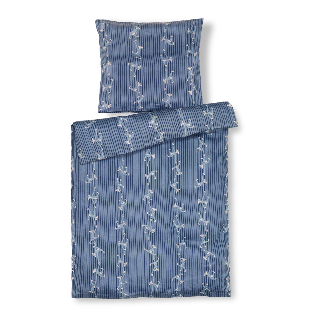 Kay Bojesen Bed Linen Monkey Junior 100x140 Cm, Blue