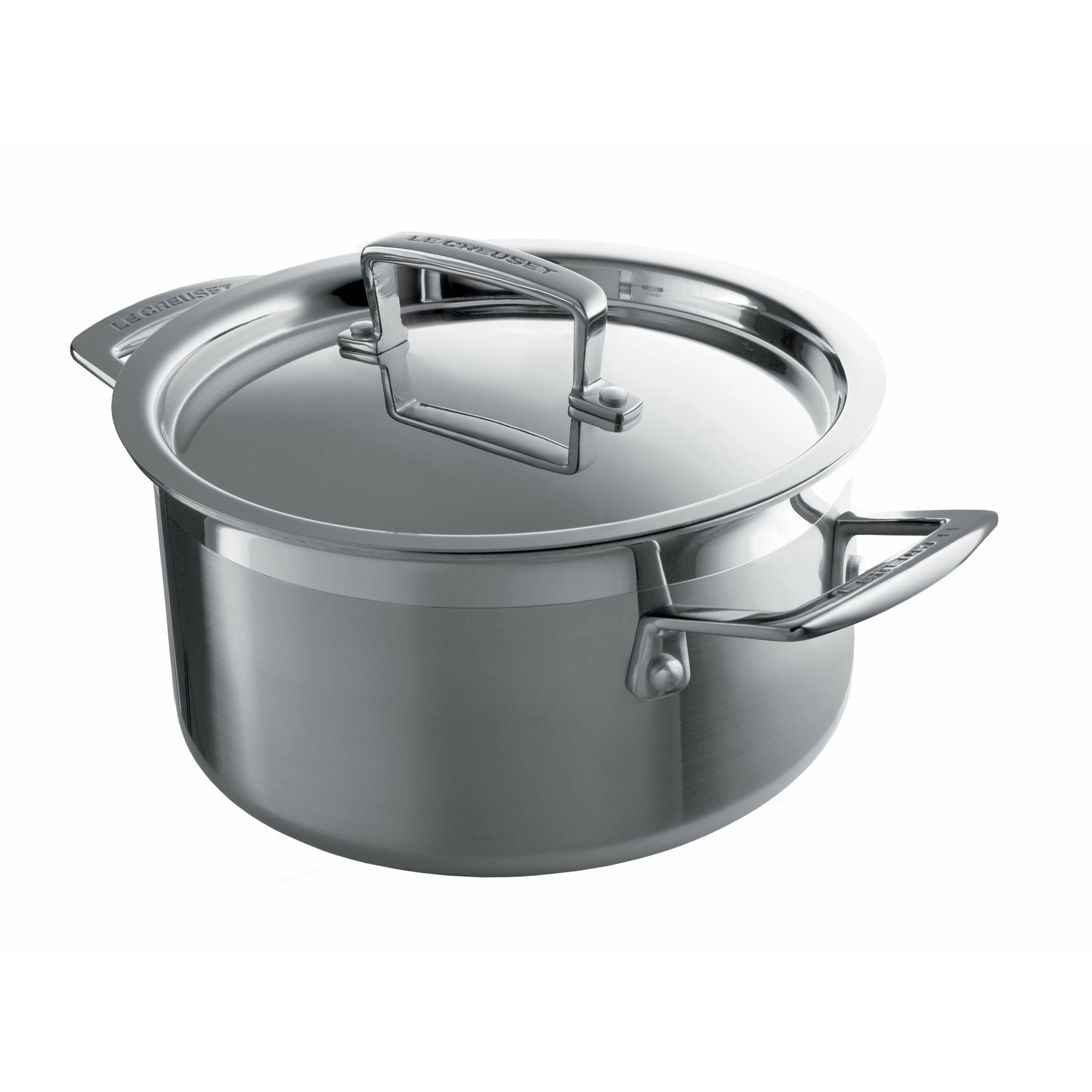 Le Creuset 3 Ply Stainless Steel Casserole With Lid 3 L, 20 Cm