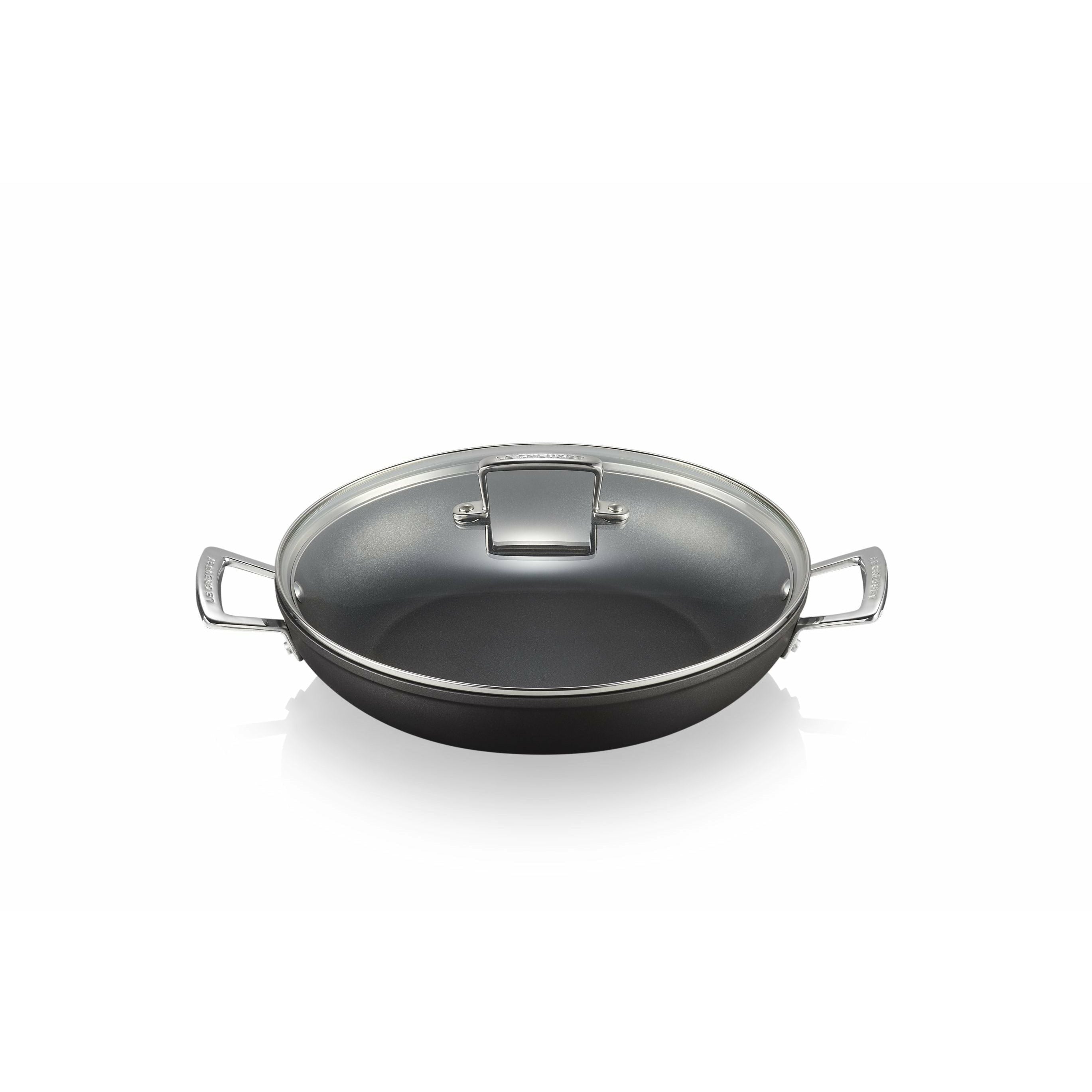 Le Creuset Alu Professional Pan With Glass Lid, 30 Cm