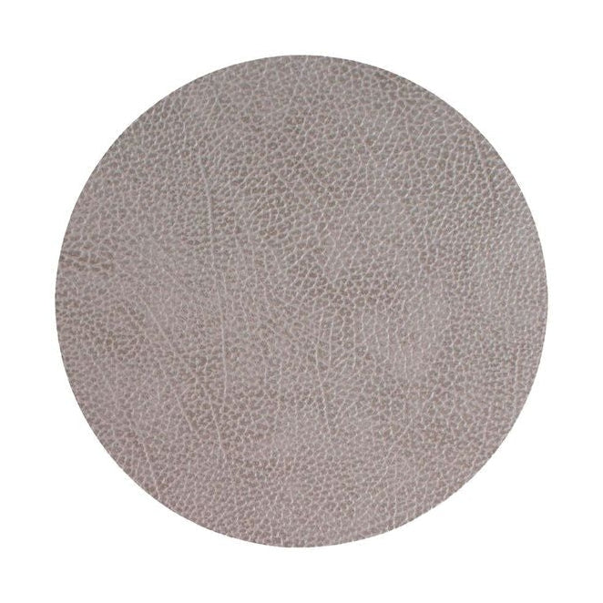 Lind Dna Circle Glass Coaster Hippo Leather, Anthracite Grey