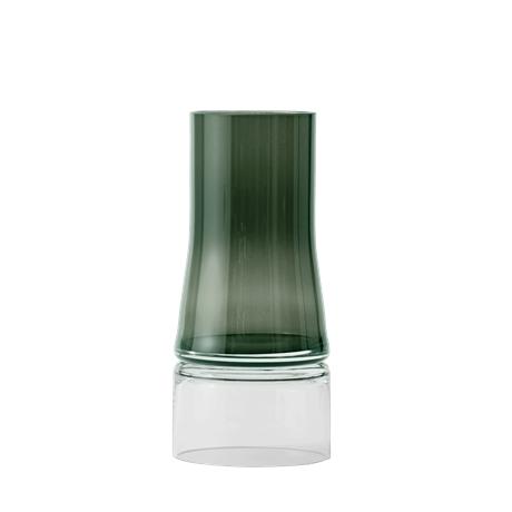 Lyngby Joe Colombo Vase 2 In 1 Copenhagen Green/Clear, Large