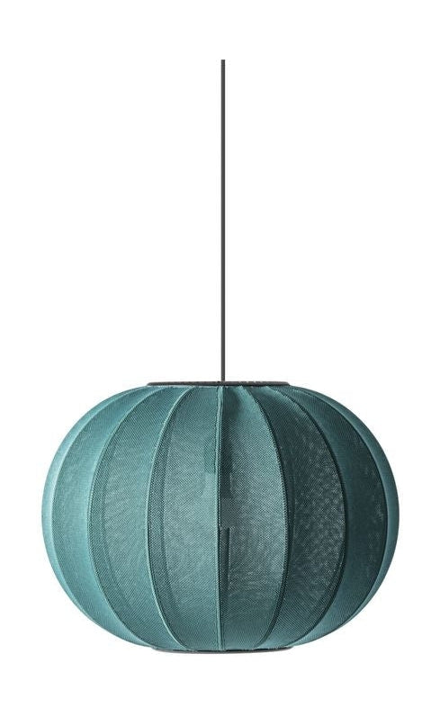 Made By Hand Knit Wit 45 Round Pendant Lamp, Seaweed