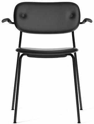 Audo Copenhagen Co Chair Full Upholstery With Armrest Black Oak, Black/Dakar 0842