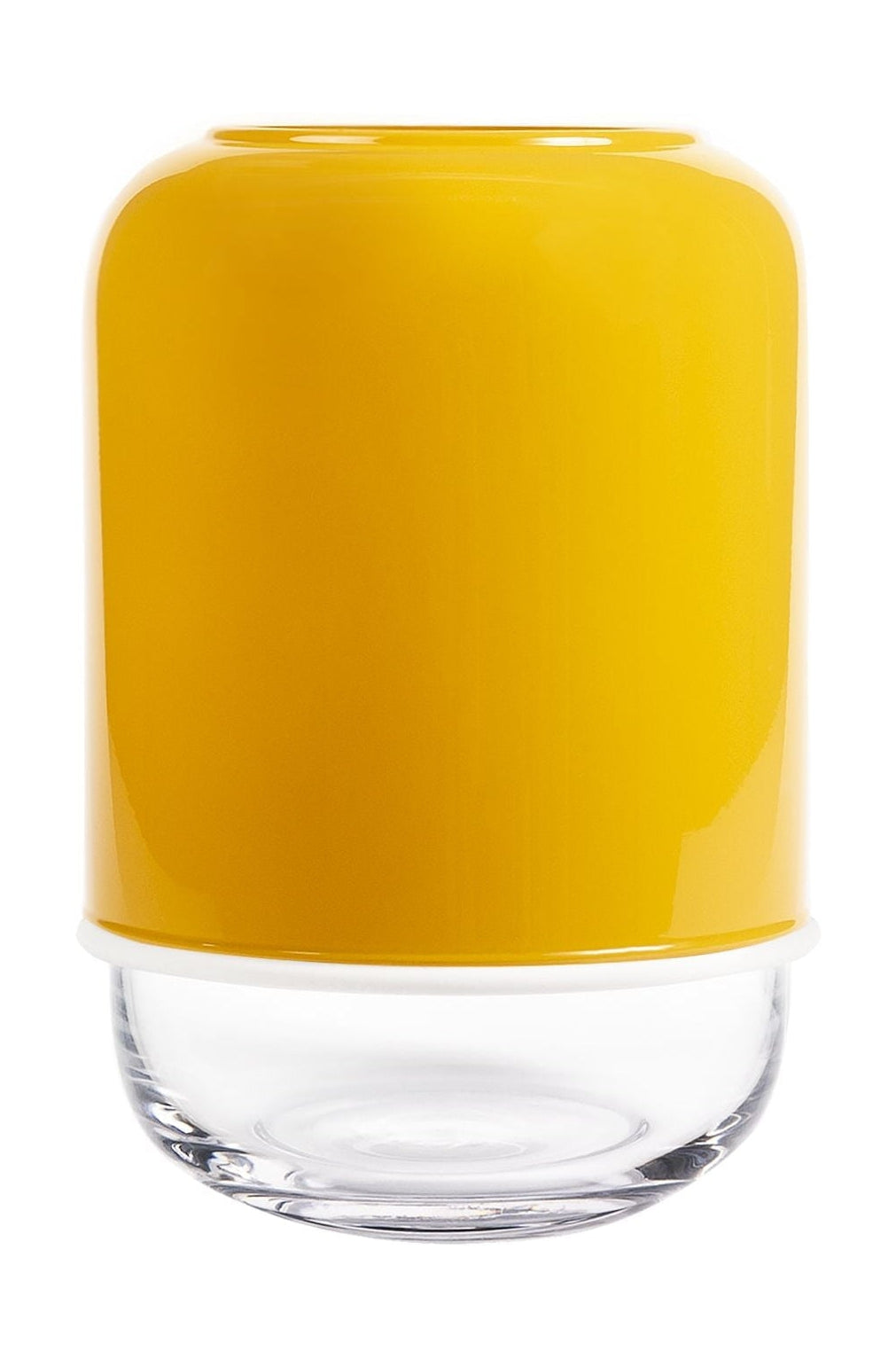 Muurla Capsule Vase, Mustard