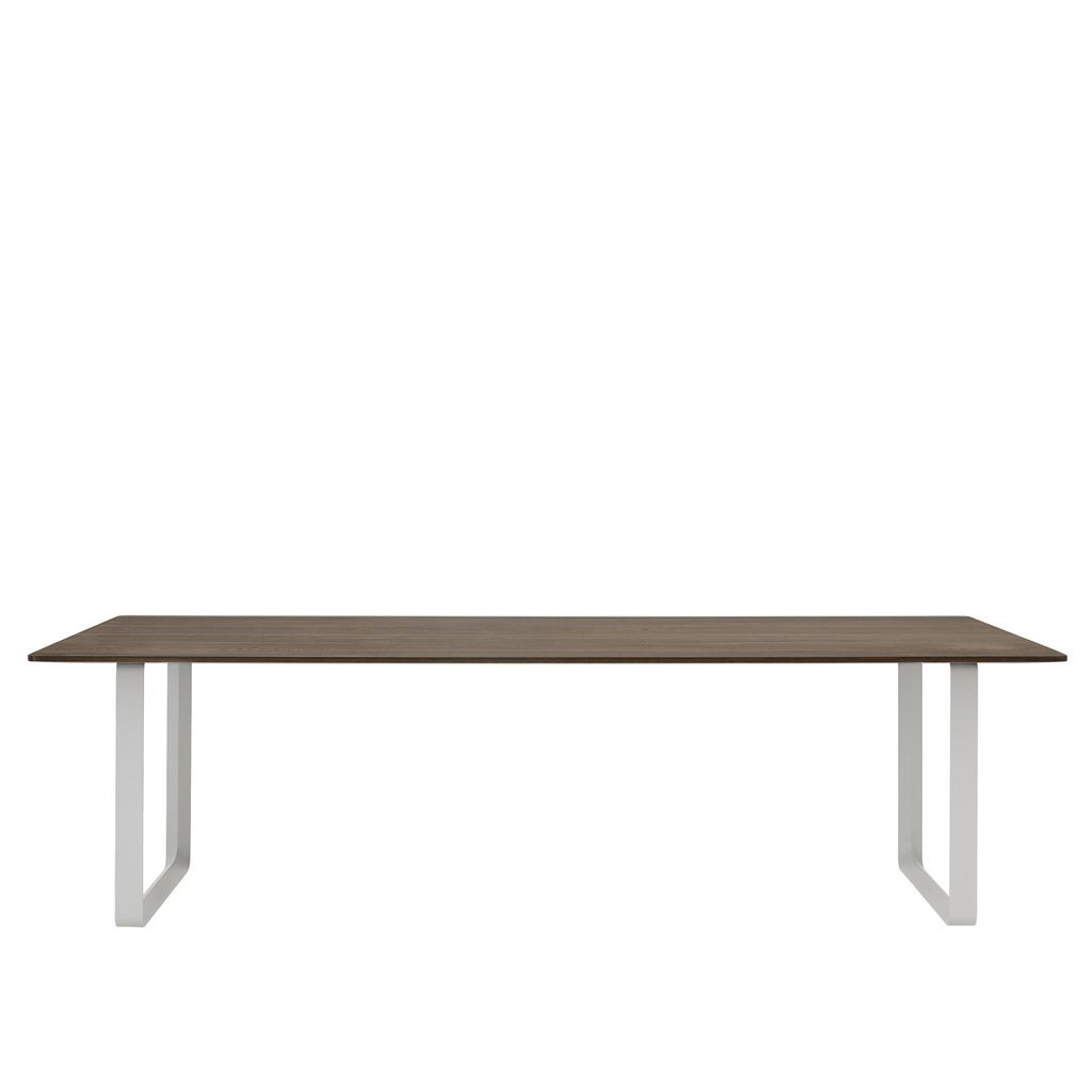 Muuto 70/70 Table 255 X 108 Cm, Smoked Oak/Grey