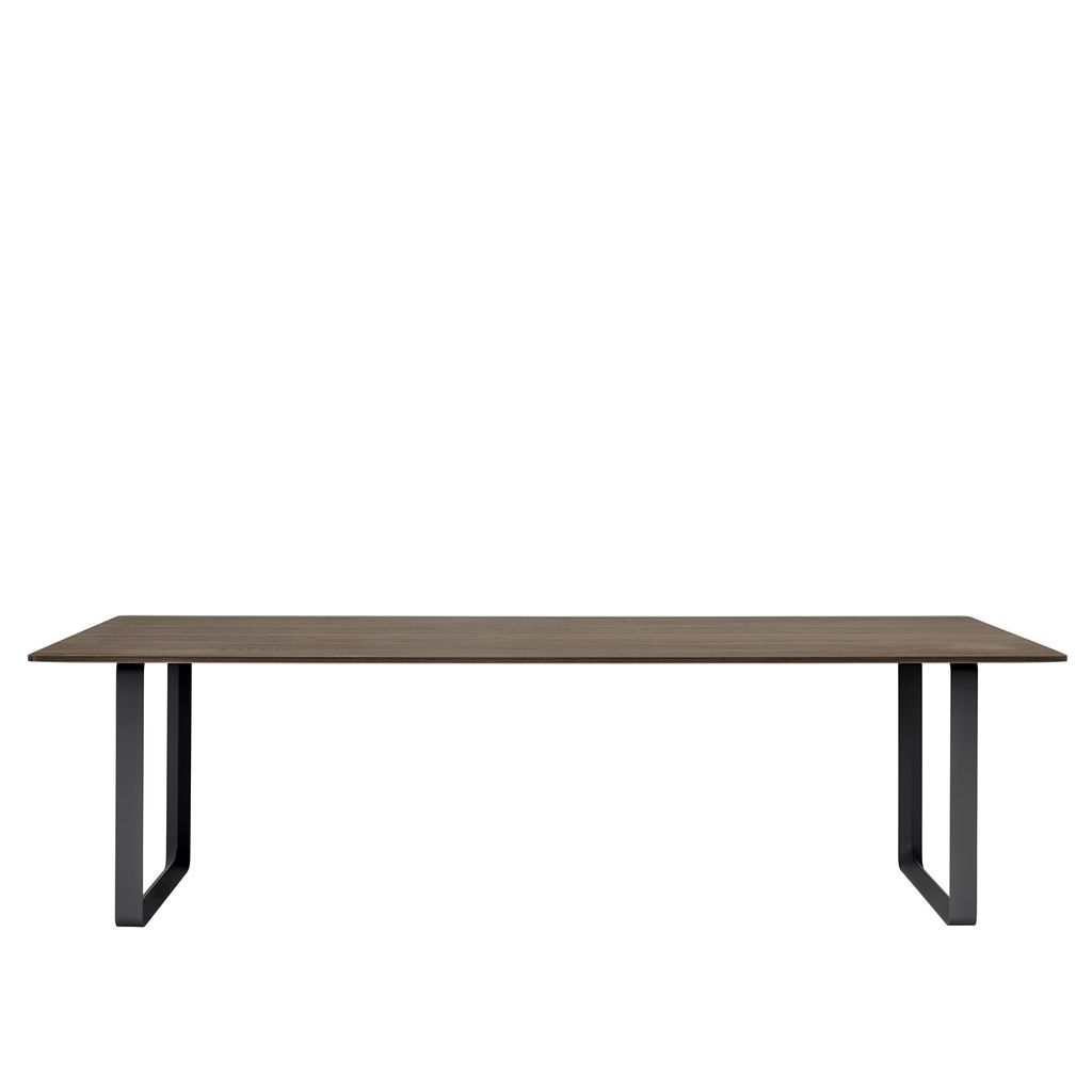Muuto 70/70 Table 255 X 108 Cm, Smoked Oak/Black