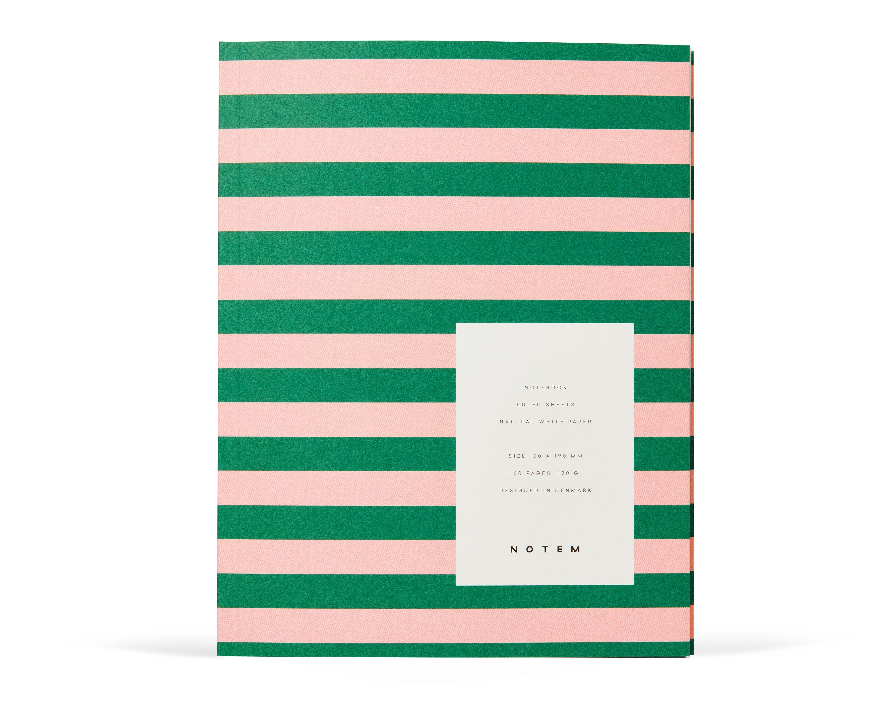 Notem Studio Uma Notebook Flatlay Medium, Green & Rose