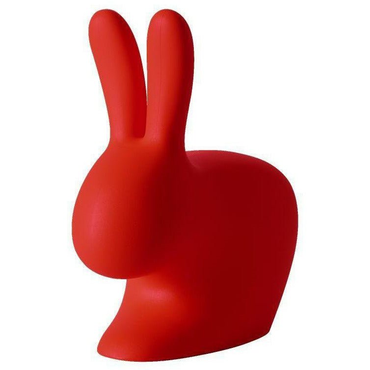 Qeeboo Bunny Chair By Stefano Giovannoni, Red