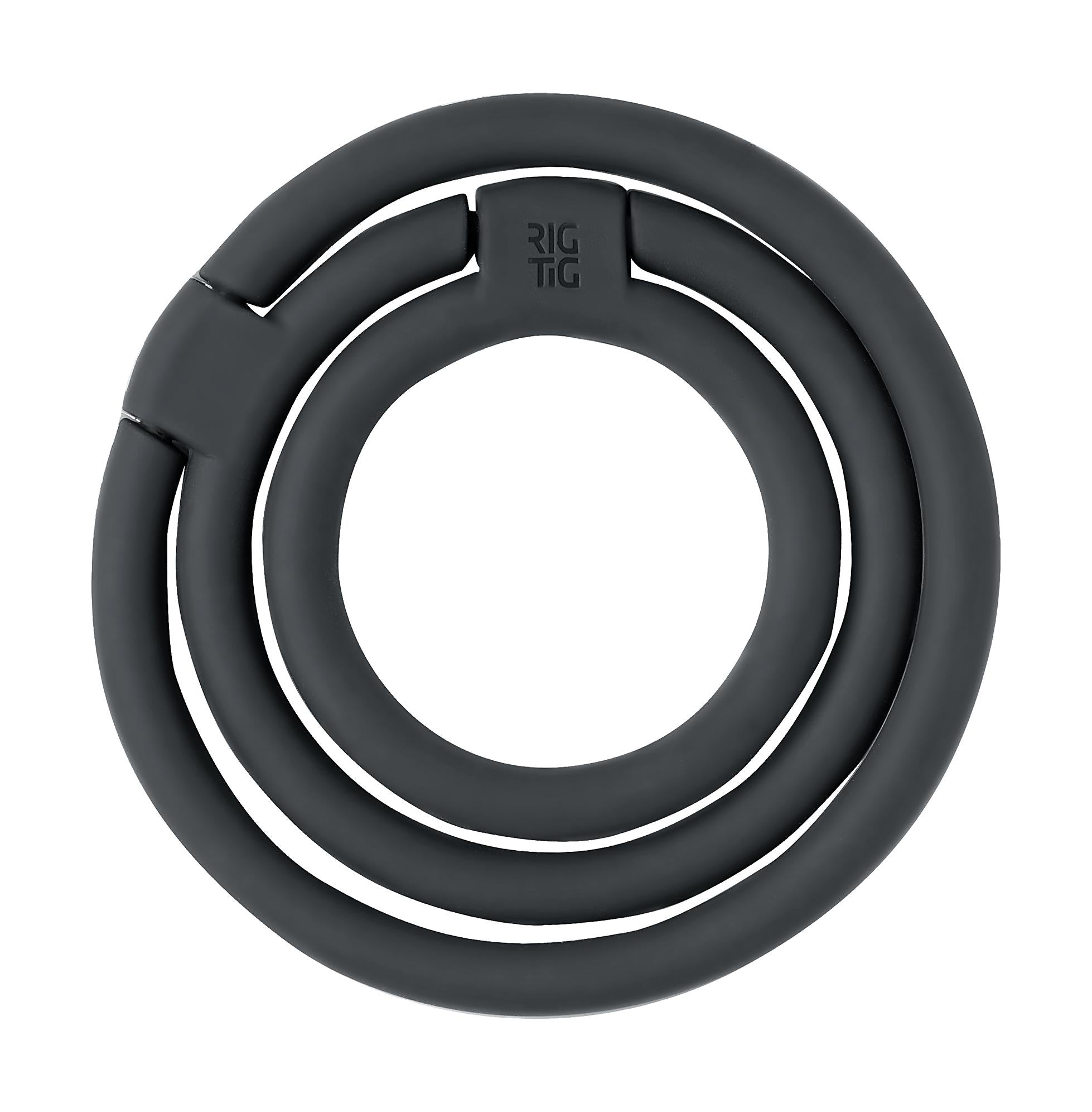 Rig Tig Circles Coaster, Black