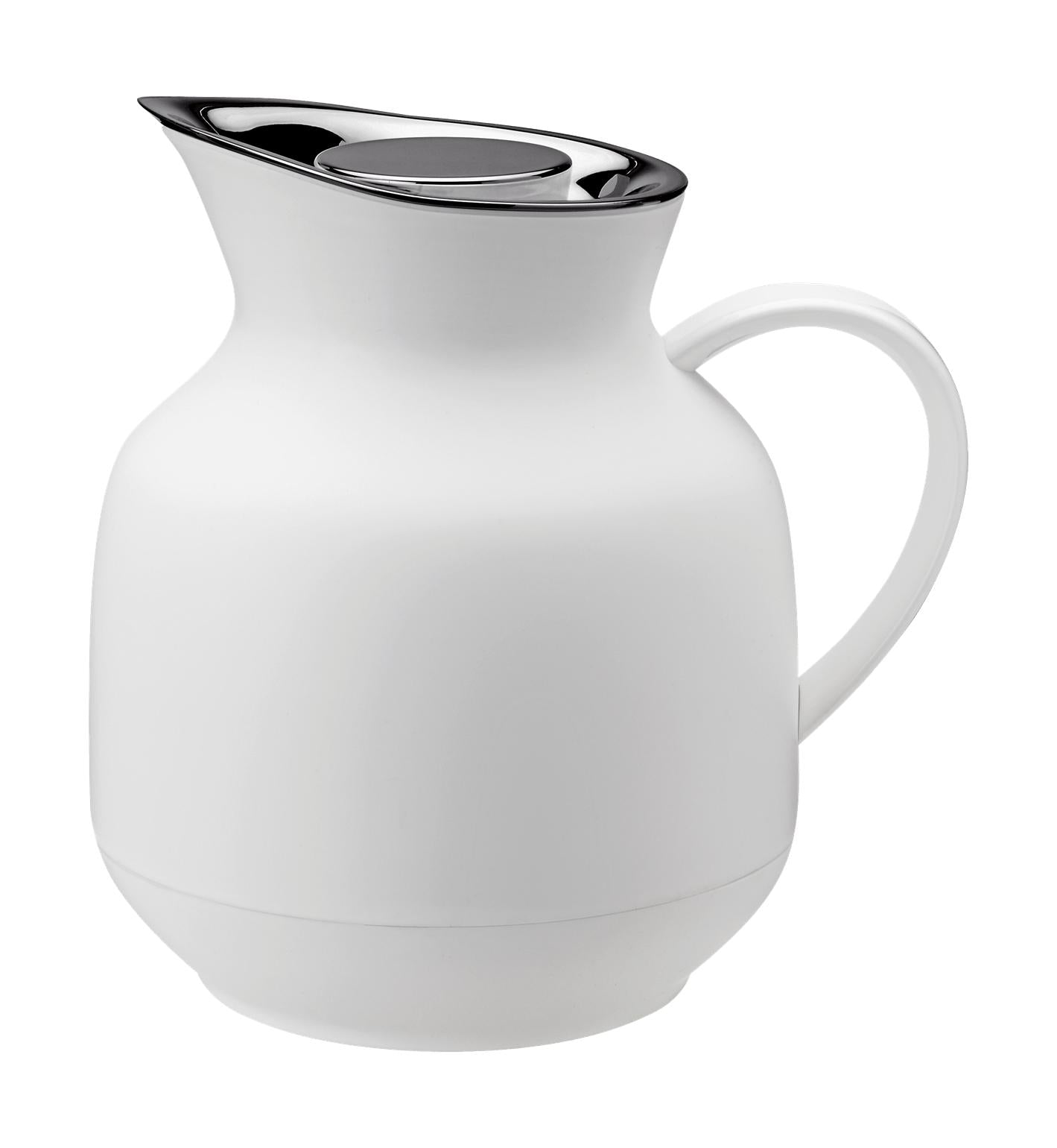 Stelton Amphora Vacuum Pot Tea 1 L, Soft White