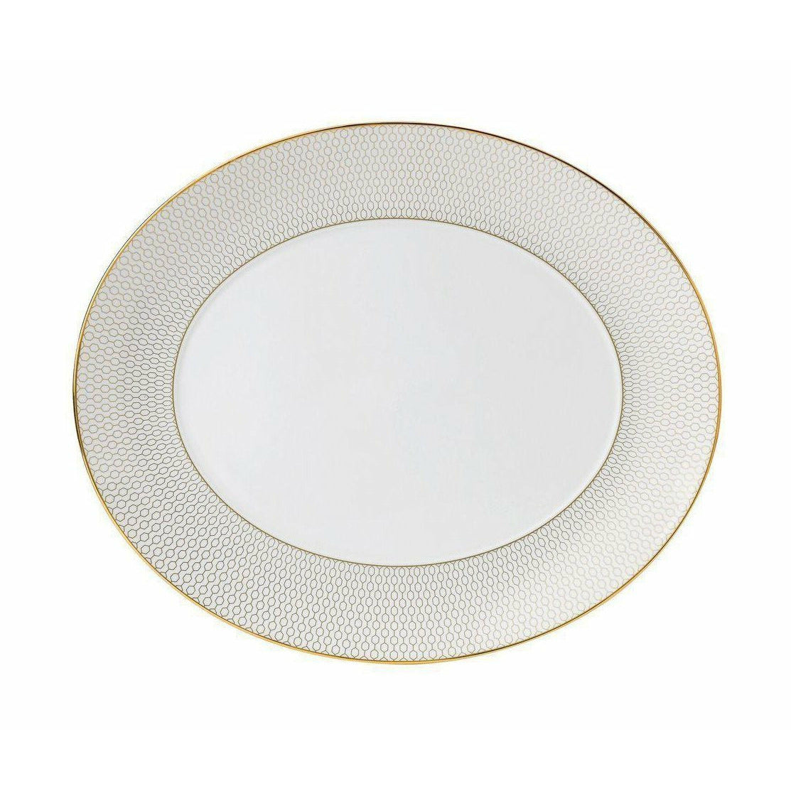 Wedgwood Arris Oval Serving Plate 33 Cm