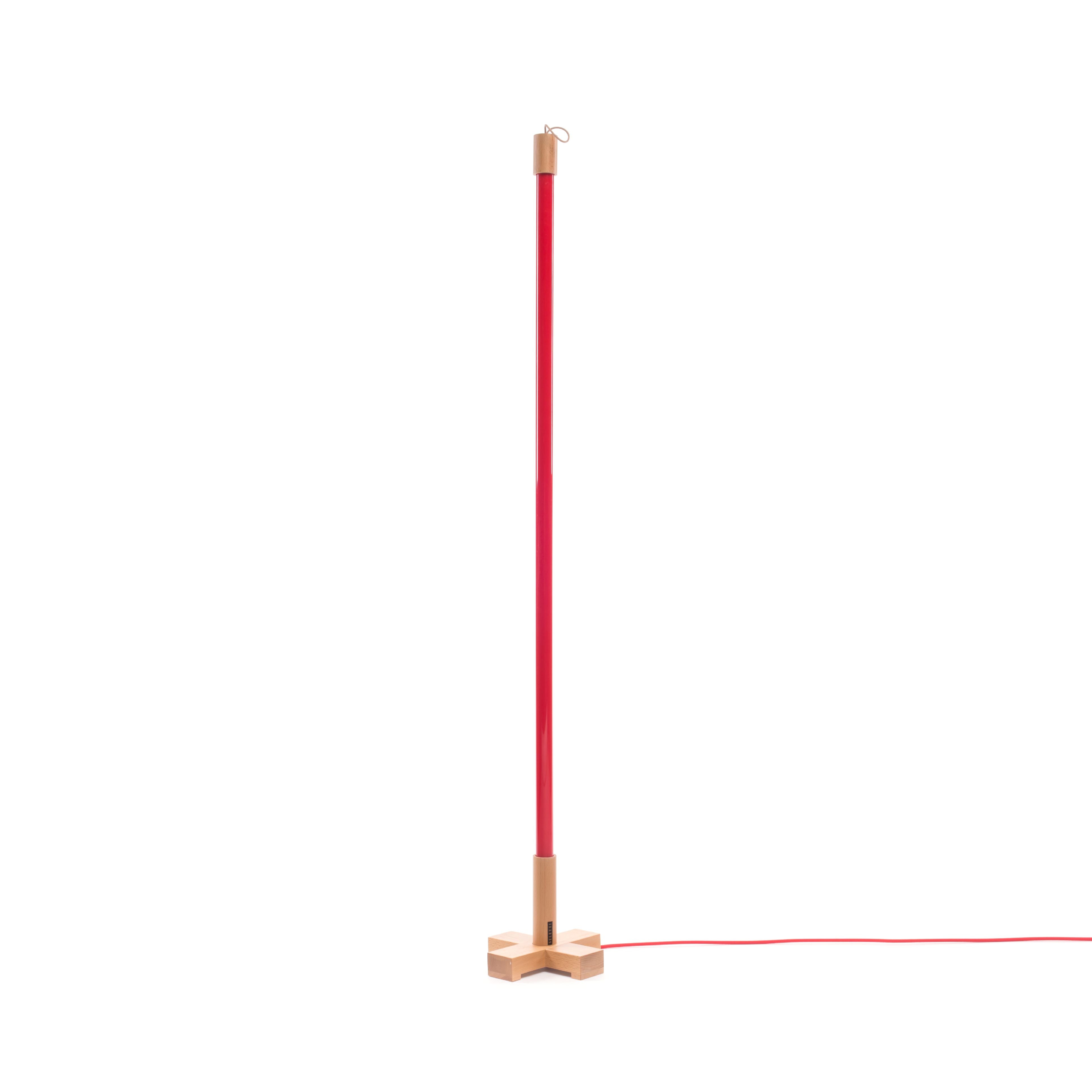 Seletti Linea Led Lamp, Red