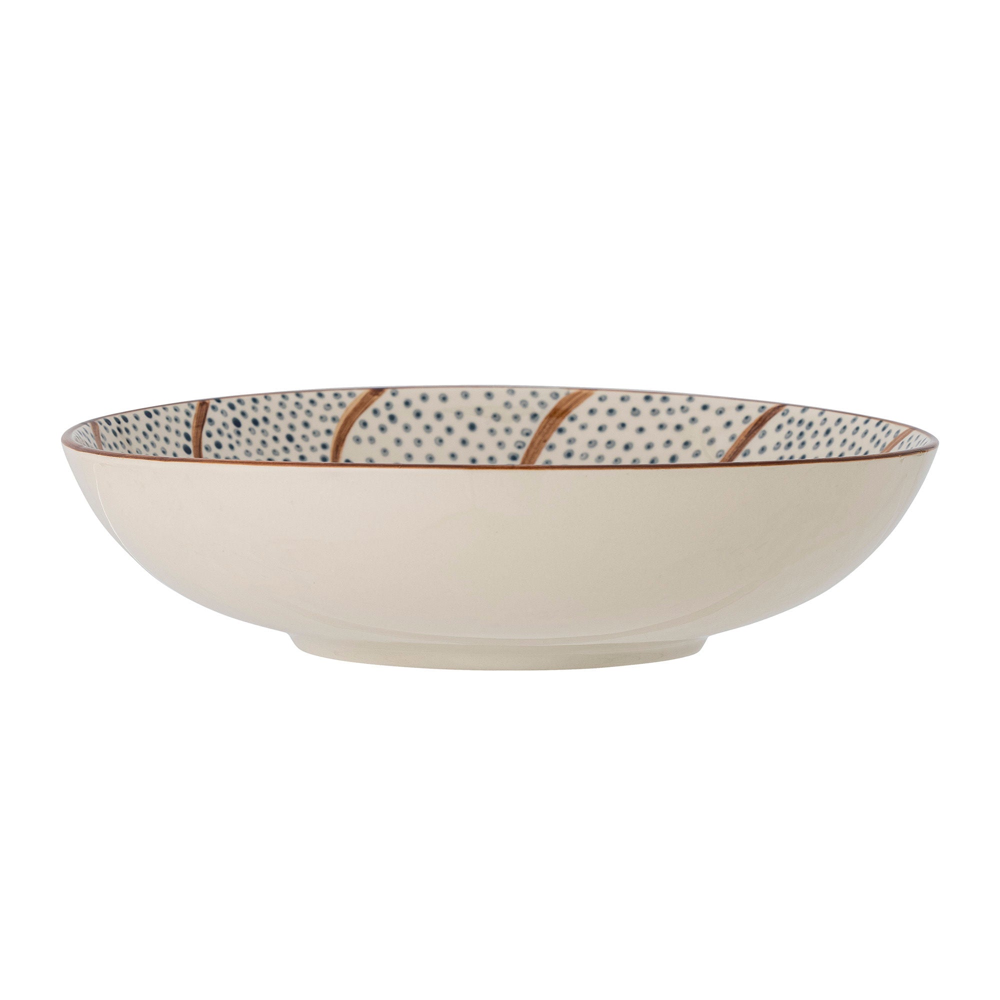 Bloomingville Heikki Bowl, bruin, steengoed