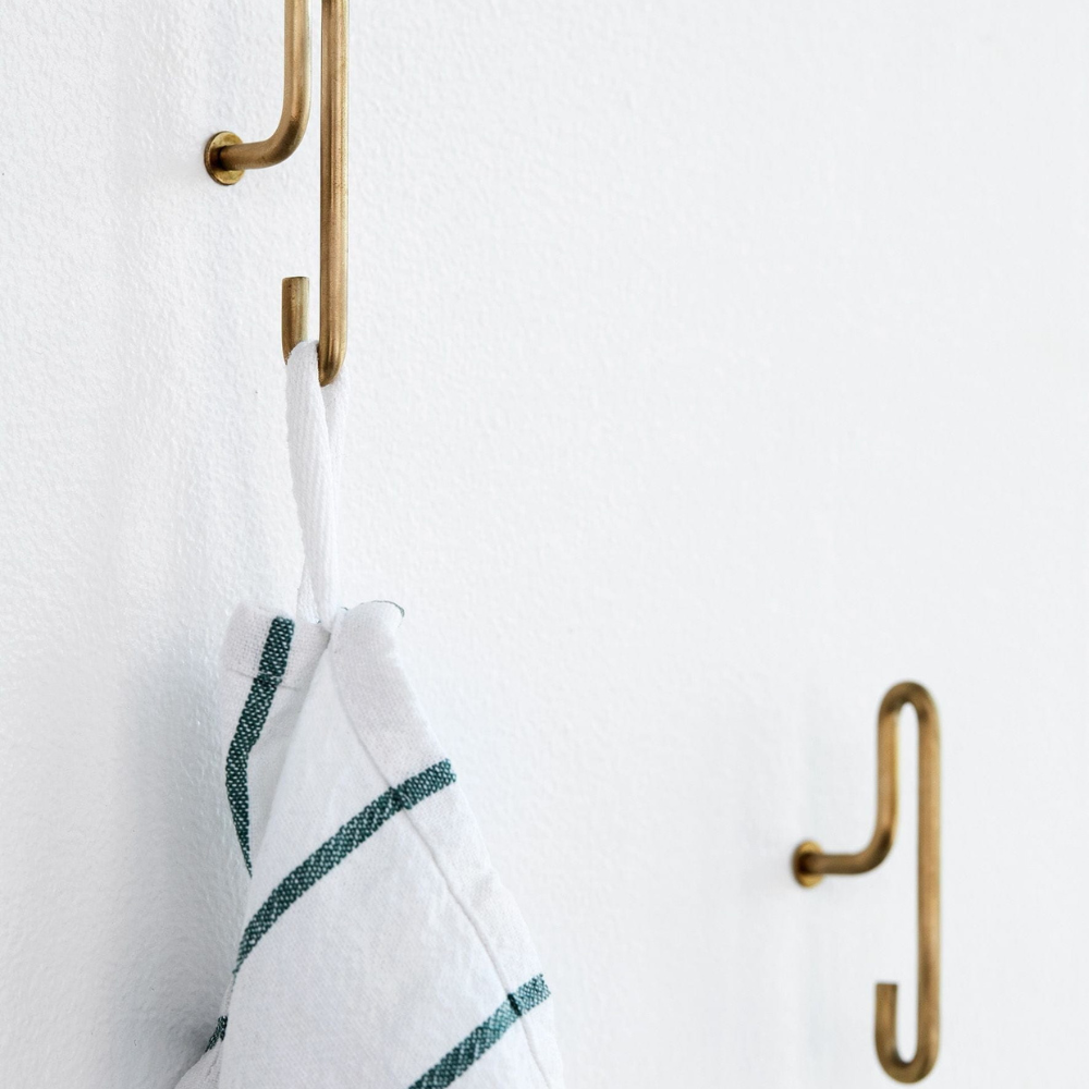 Moebe Wall Hook 2 Pcs. Small, Gold