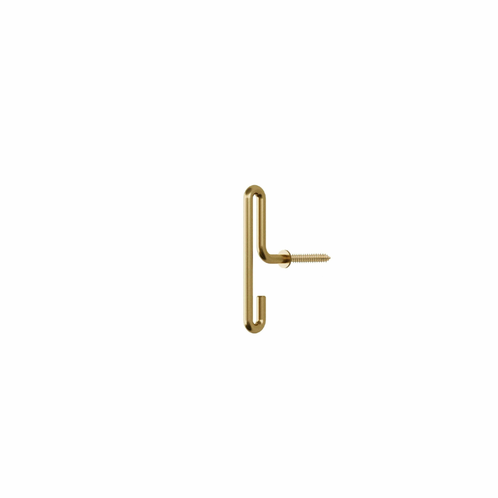 Moebe Wall Hook 2 pcs. Lille, guld