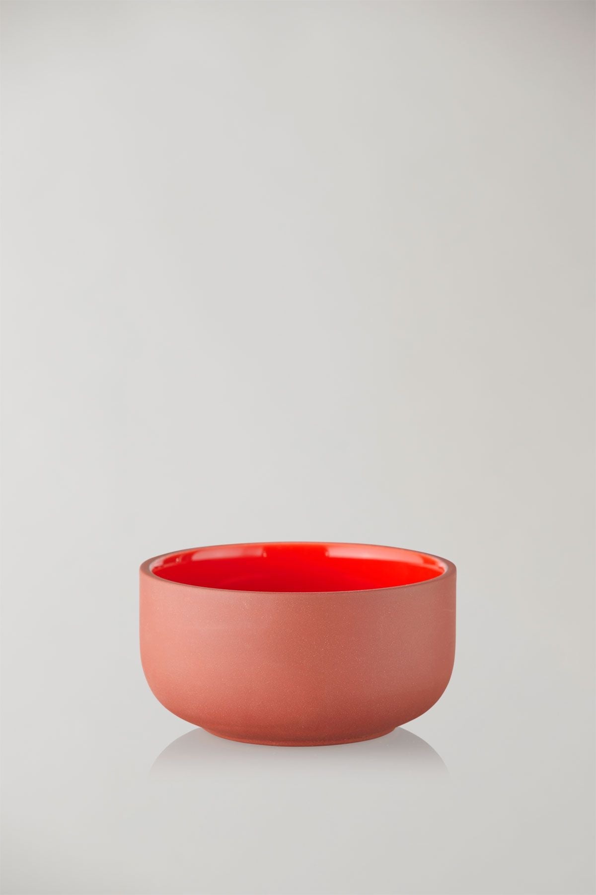 Studio über Clayware -Set von 2 Schalen, Terrakotta/Rot