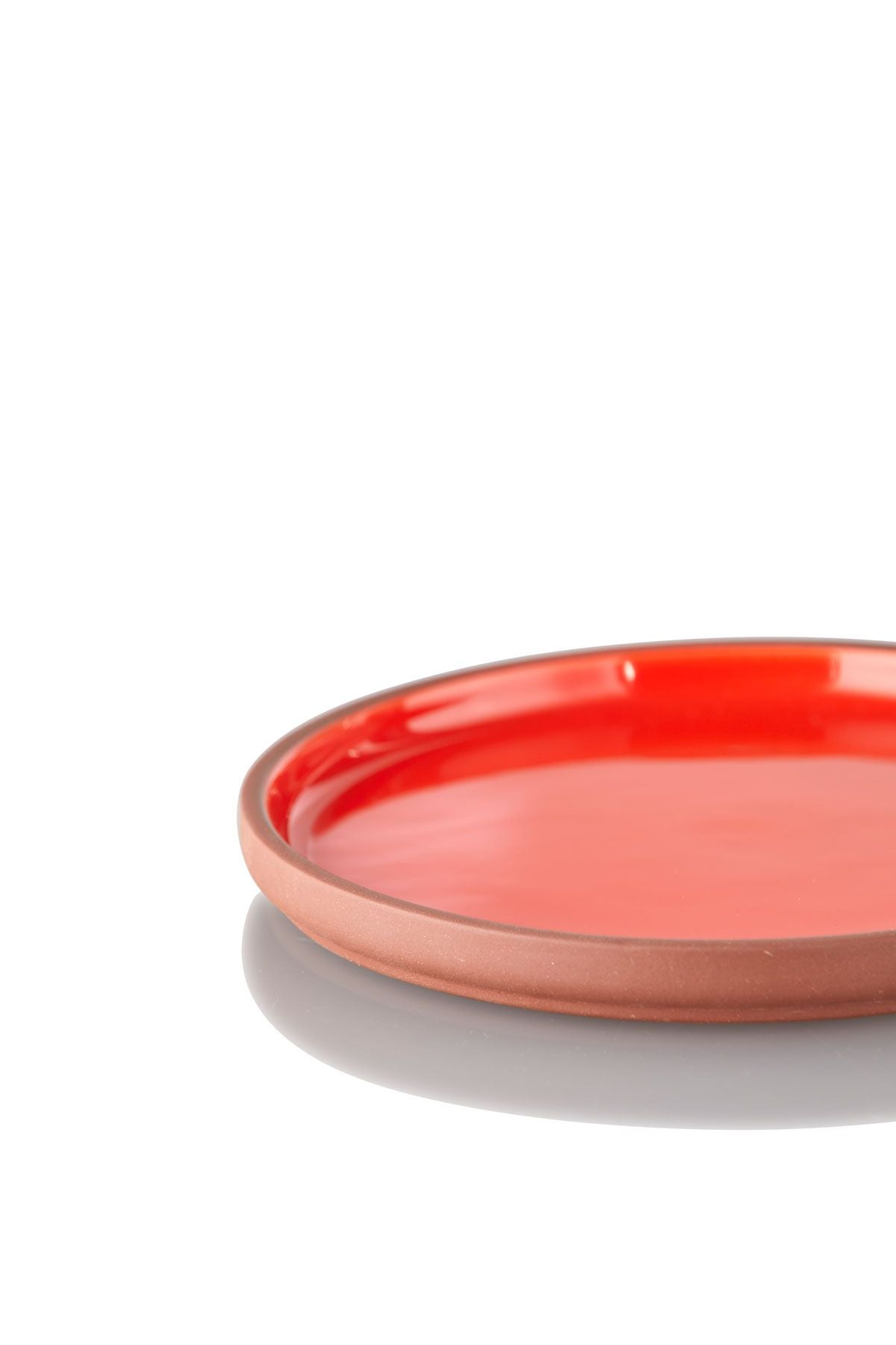 Estudio sobre Clayware Conjunto de 2 placas Medium, Terracotta/Red
