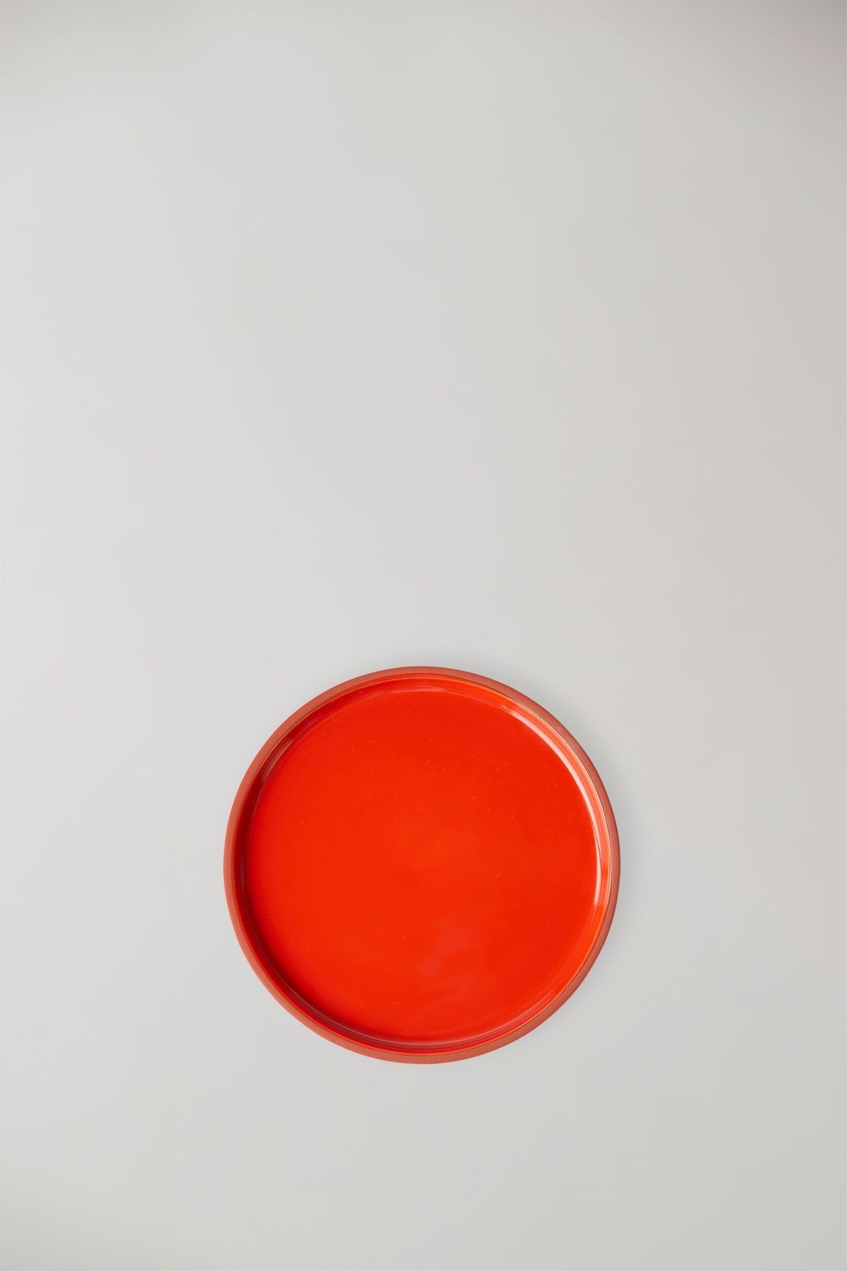 Estudio sobre Clayware Conjunto de 2 placas Medium, Terracotta/Red