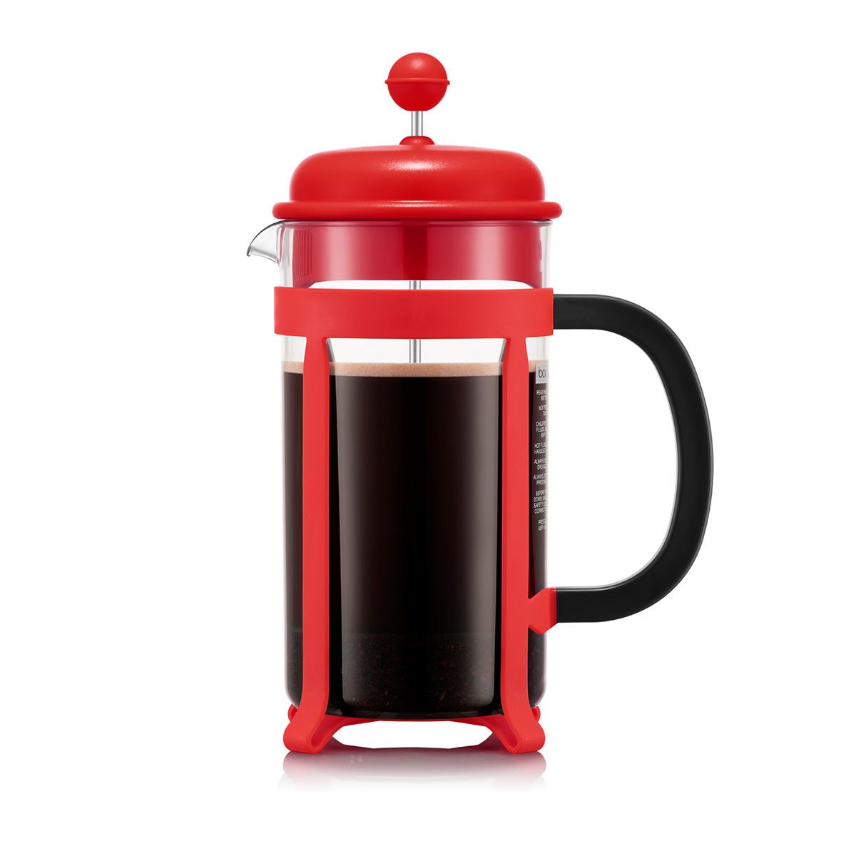 Bodum Java French Press Coffee fabricant 1 l, rouge
