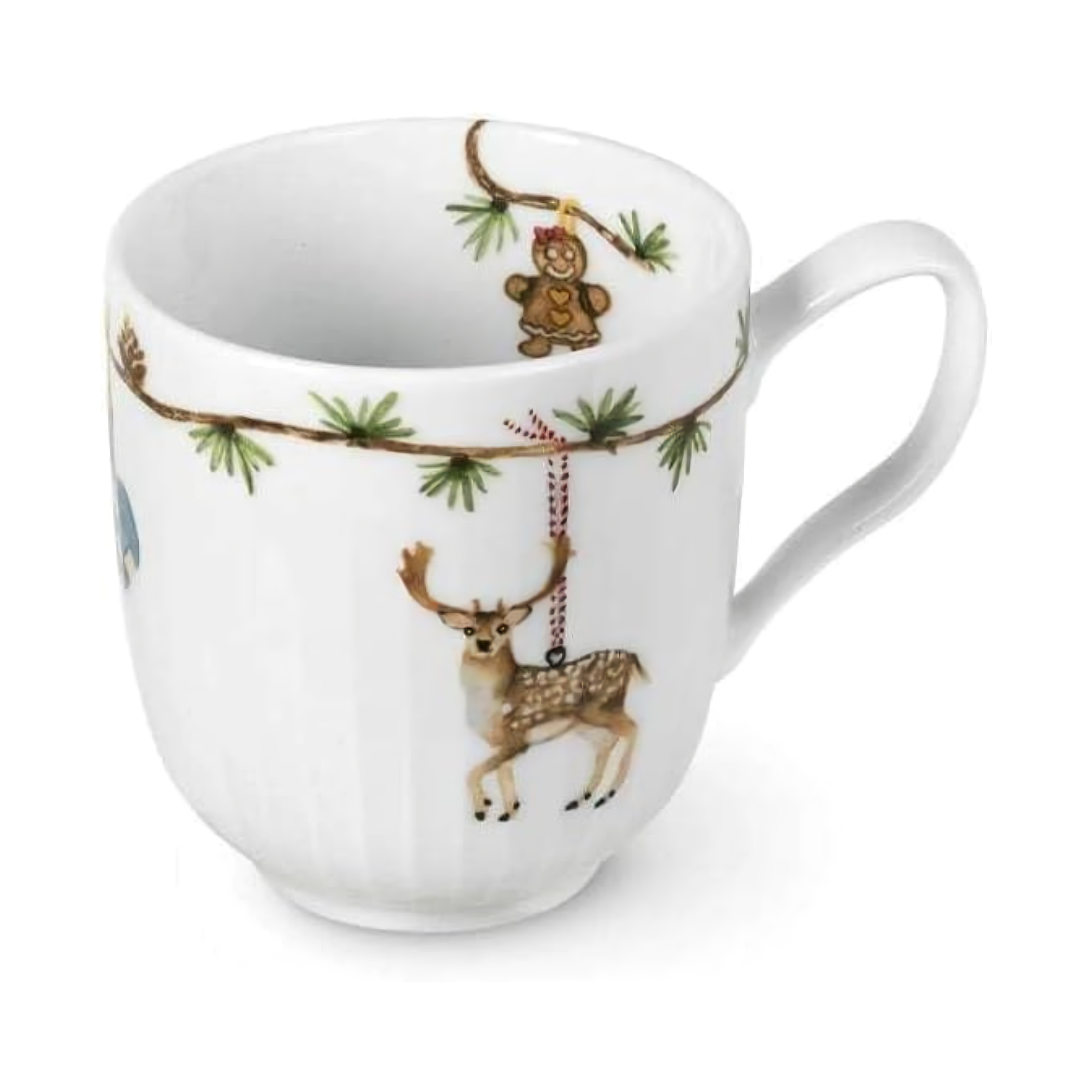 Tasse de Noël Kähler Hammershøi, blanc avec décoration