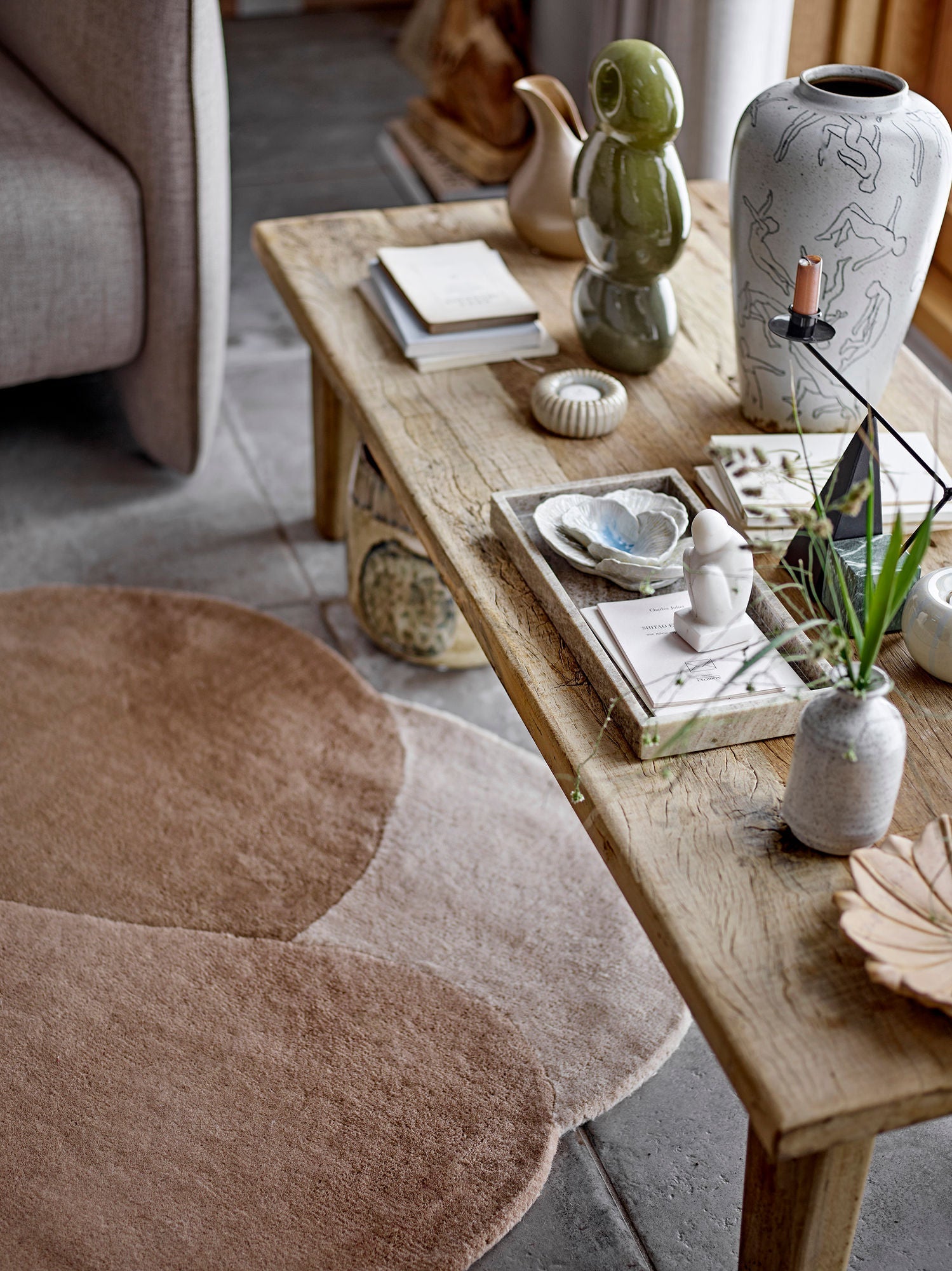 Bloomingville Riber Coffee Table, Nature, Reclaimed Wood