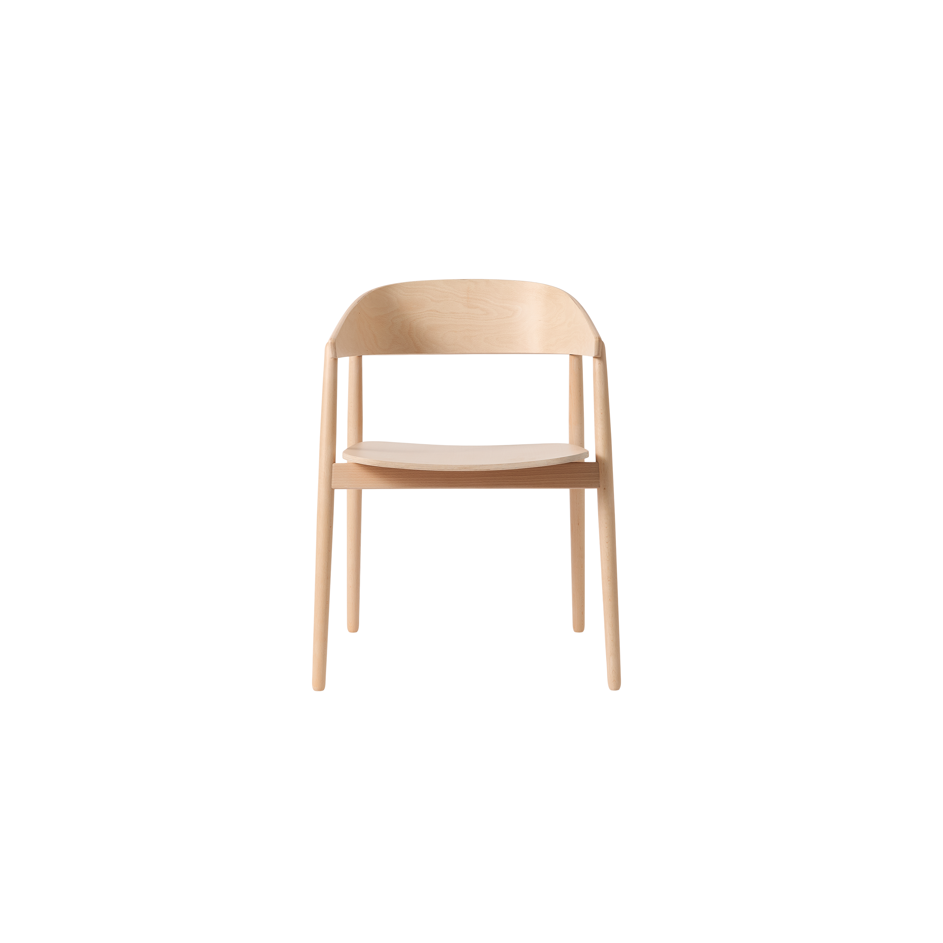 Andersen Furniture AC2 Armchair Beech, White Pigmented Lacquer