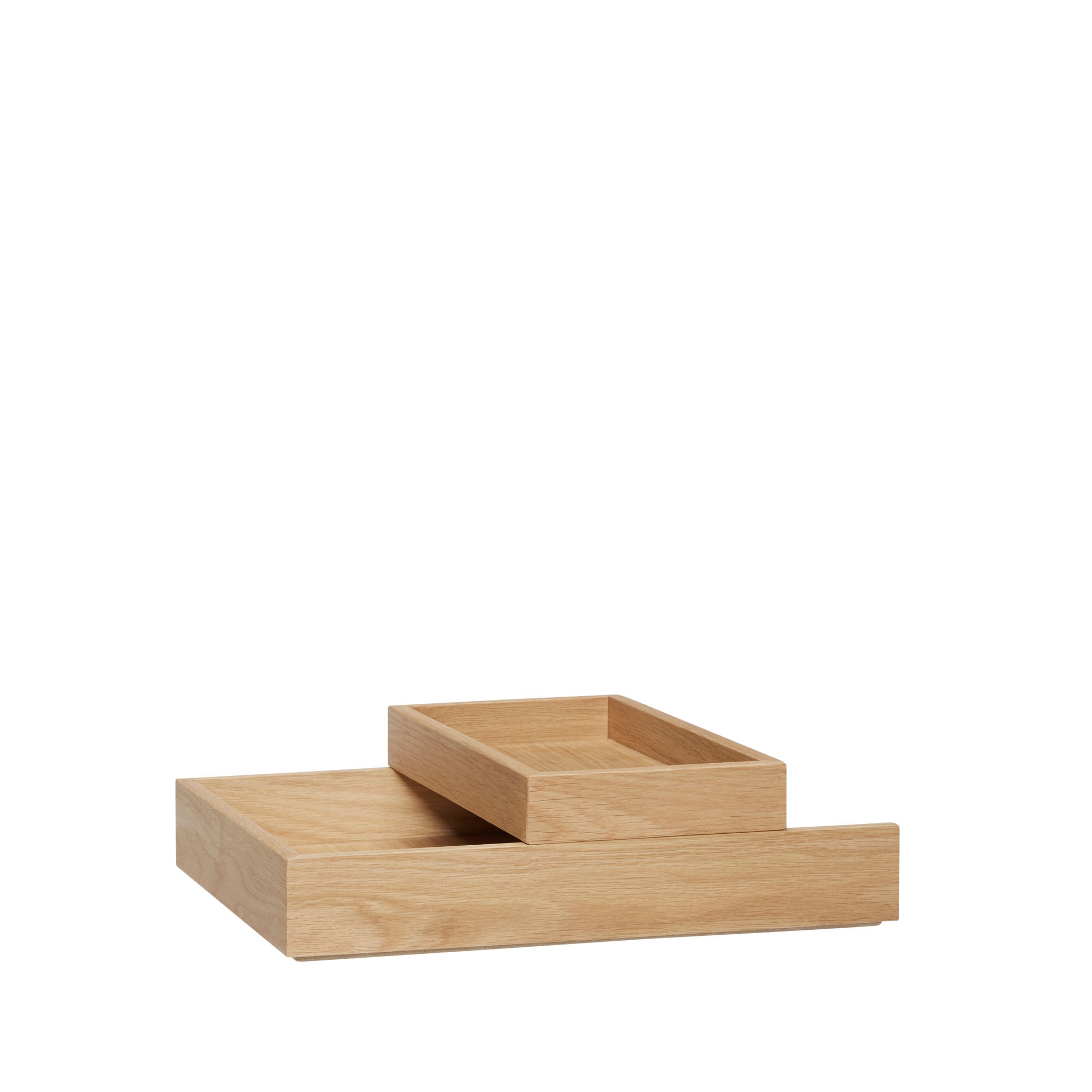 Hübsch Rail Desk Organizer Natural (uppsättning av 2)