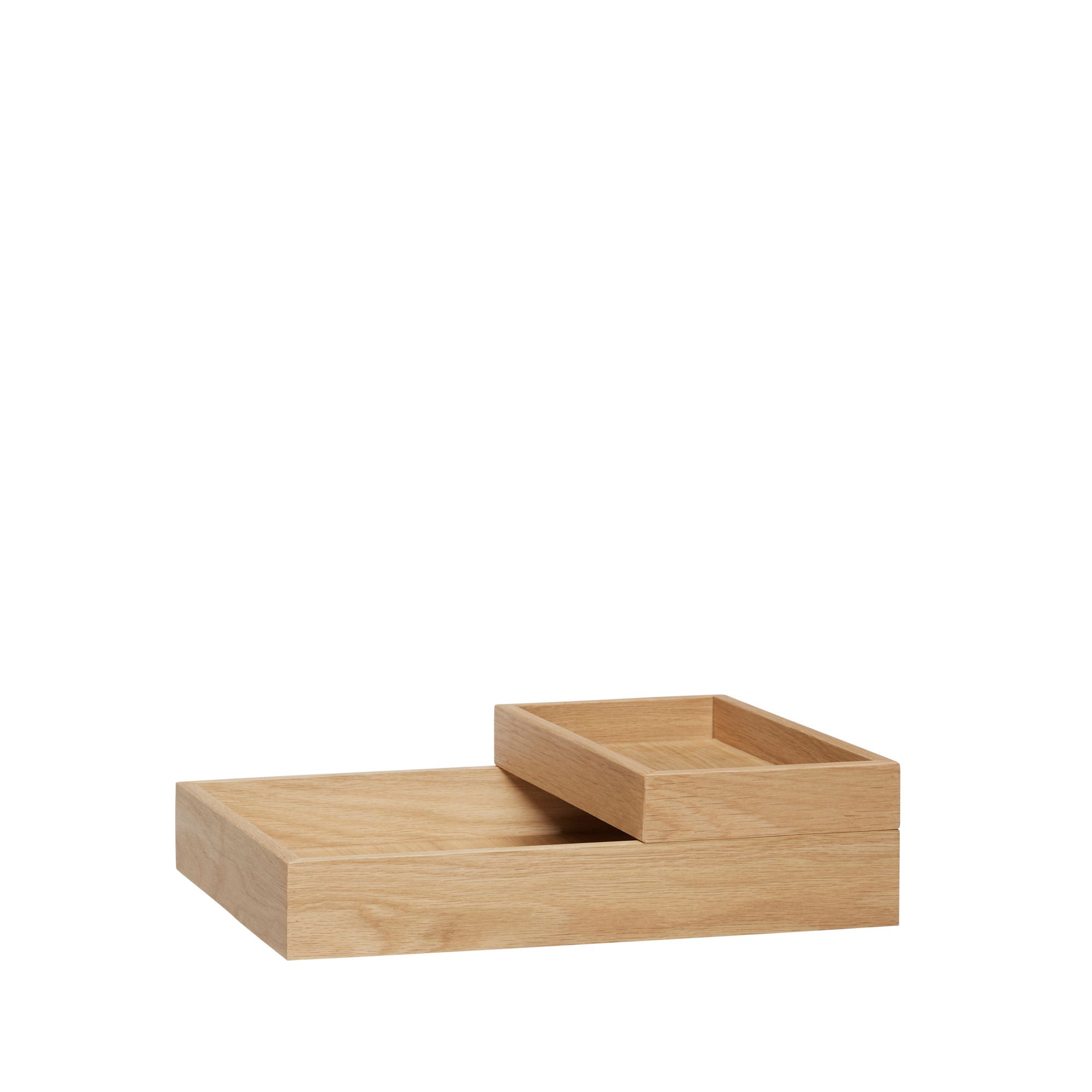 Hübsch Rail Desk Organizer Natural (uppsättning av 2)