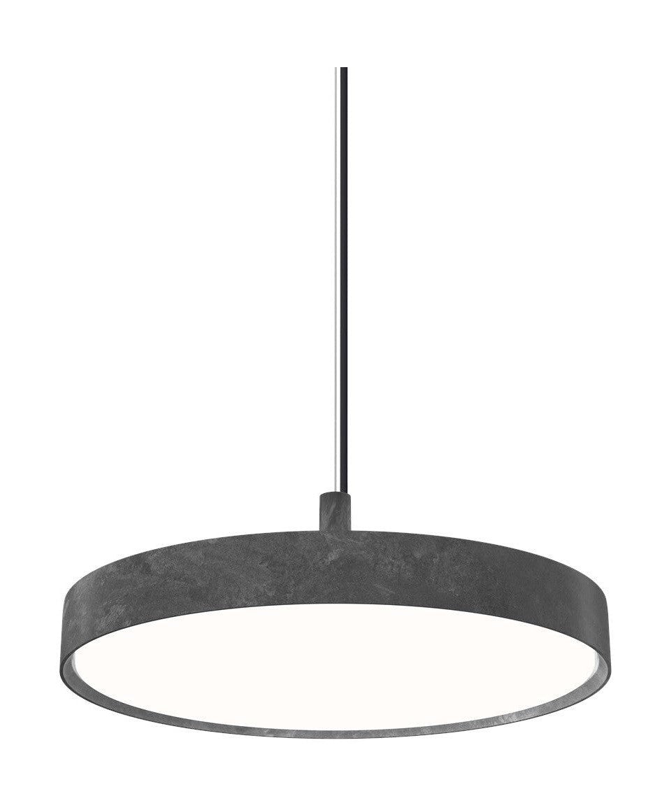 Louis Poulsen LP Slim Round Suspended Lamp LED 3000 K 25 W Ø44 cm, dunkles Aluminium
