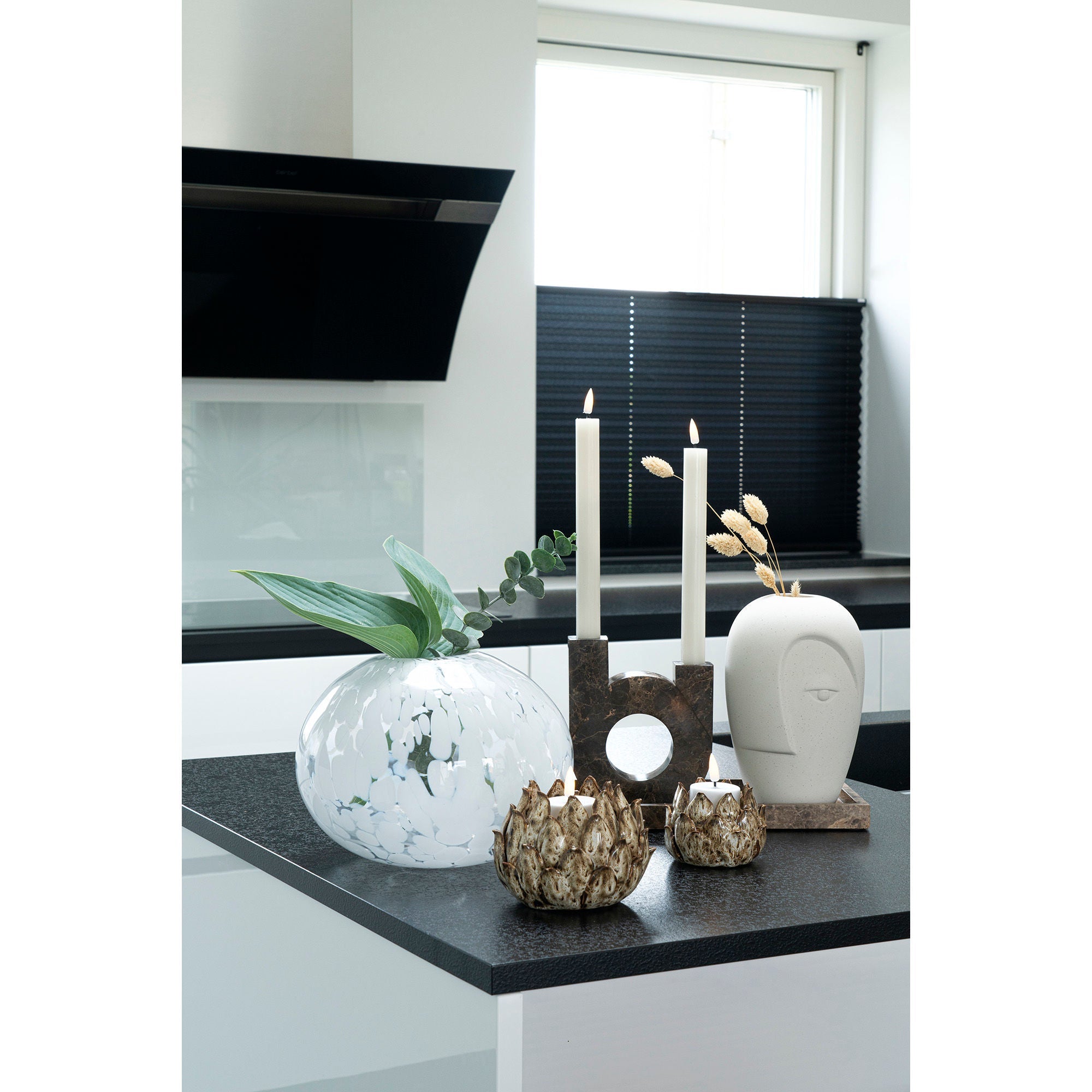 House Nordic Ceramic Tealight Candle Holder