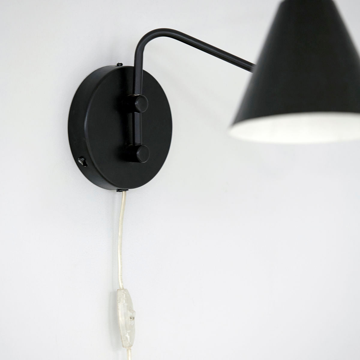 Lampe murale de la maison Doctor, hdgame, noir