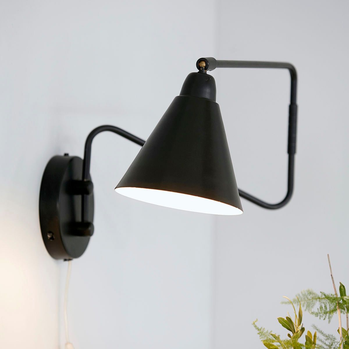 Lampe murale de la maison Doctor, hdgame, noir