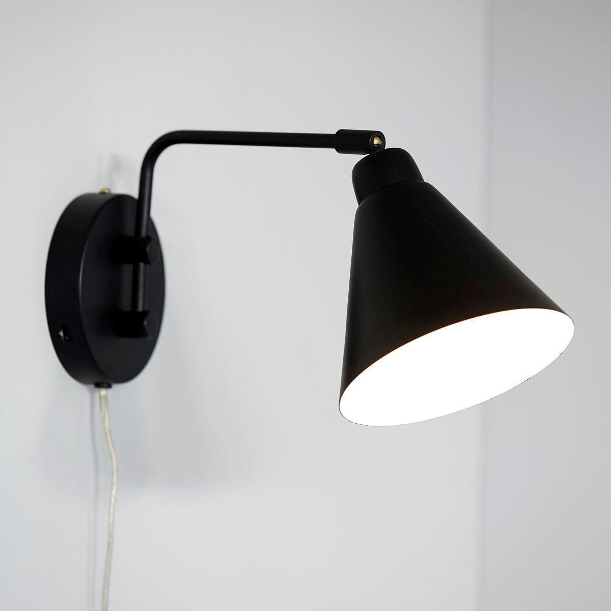 Huisarts muurlamp, hdgame, zwart