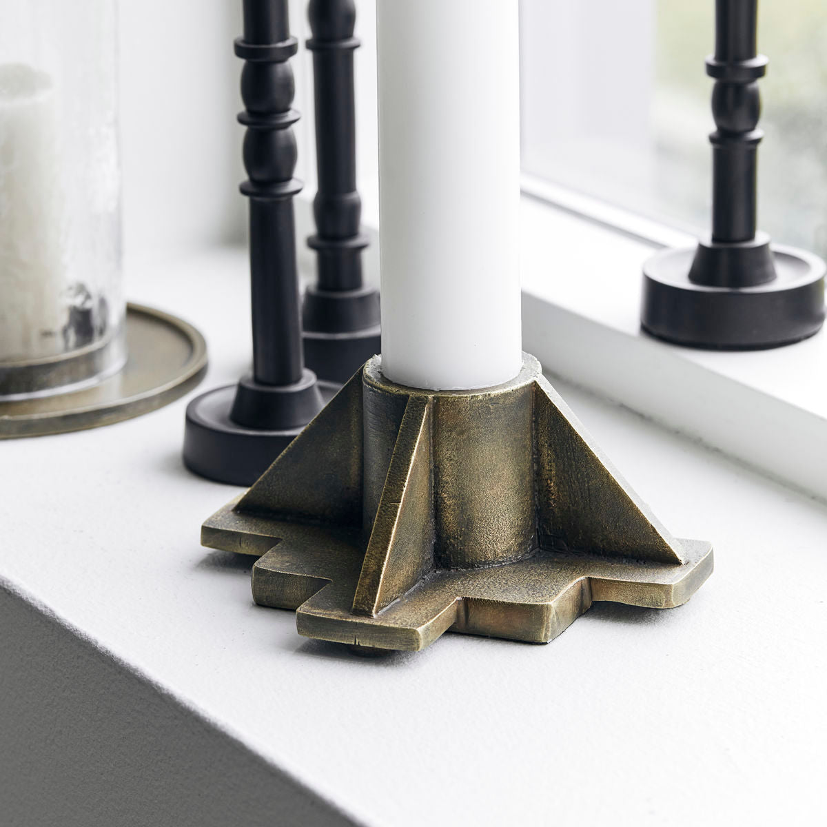 House Doctor Candle Holder, hdcastle, antik mässing