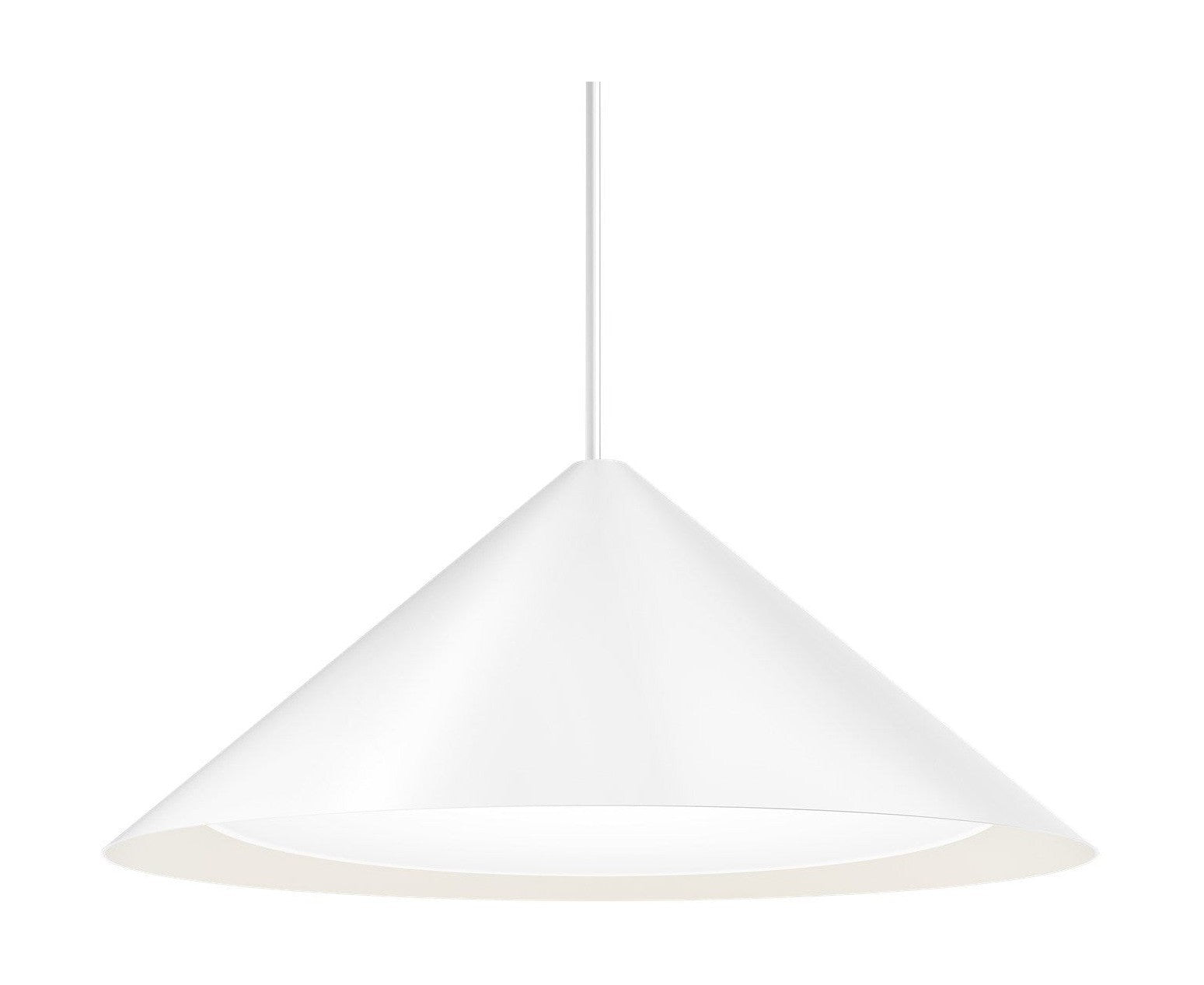 Louis Poulsen Keglen Pendant LED 3000 K 31 W Ø65 cm, blanc