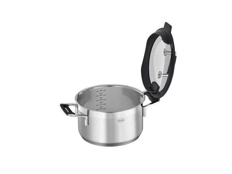 Rösle Silence Pro Pot mit Glasdeckel, Ø 24 cm 5,8 Liter