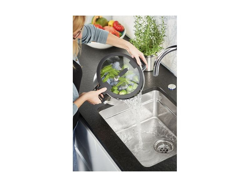 Rösle Silence Pro Pot con tapa de vidrio, Ø 24 cm 5.8 litros