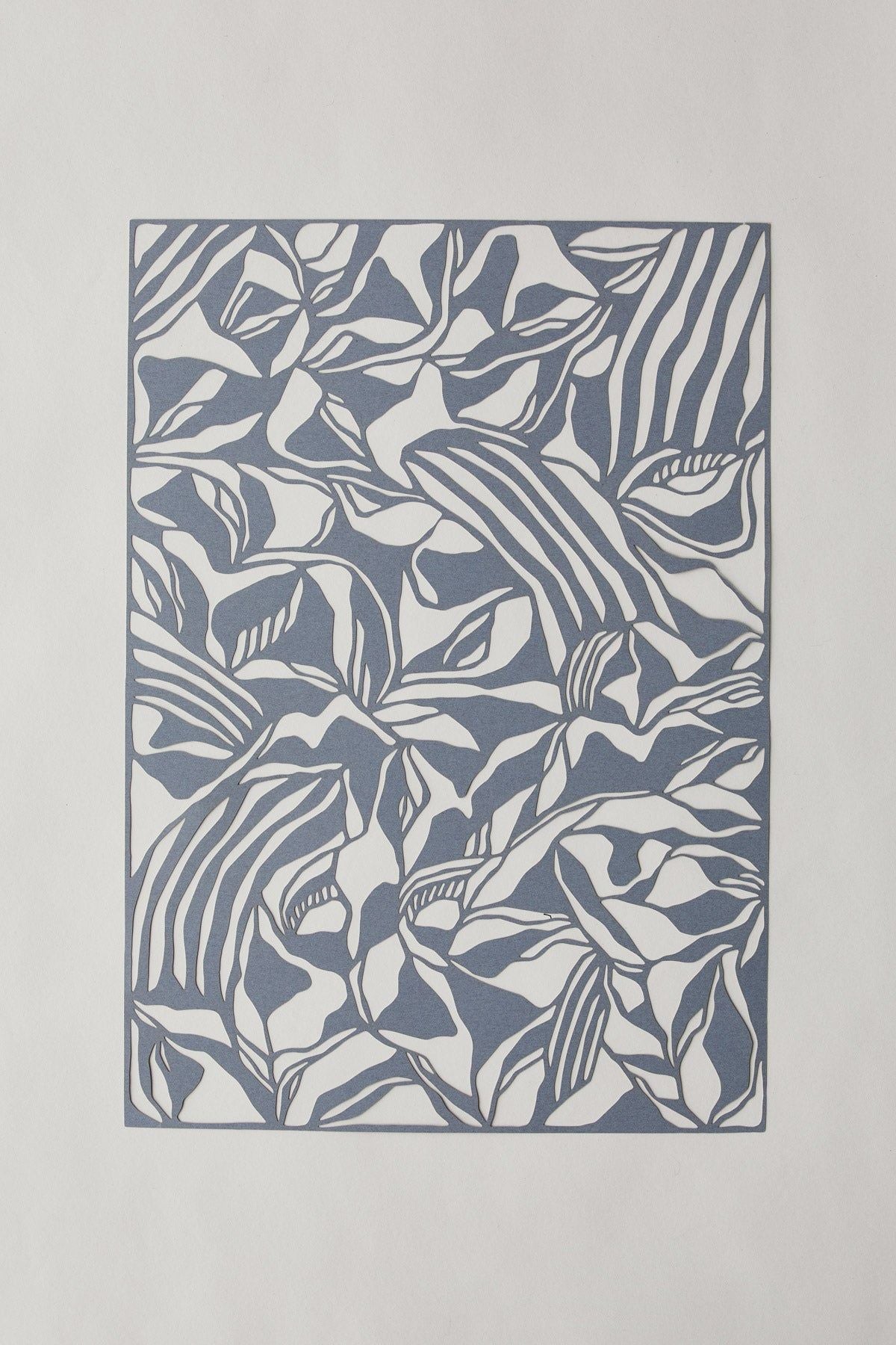 Studio About Papercut A3 Organic Rectangle, Steel Blue