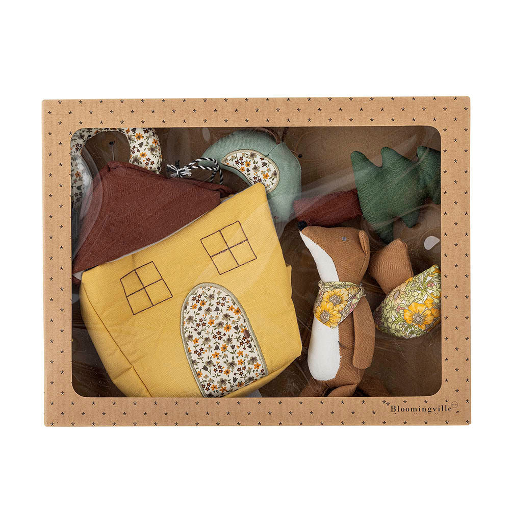 Bloomingville Mini Tio Soft Toy, Brown, Lino