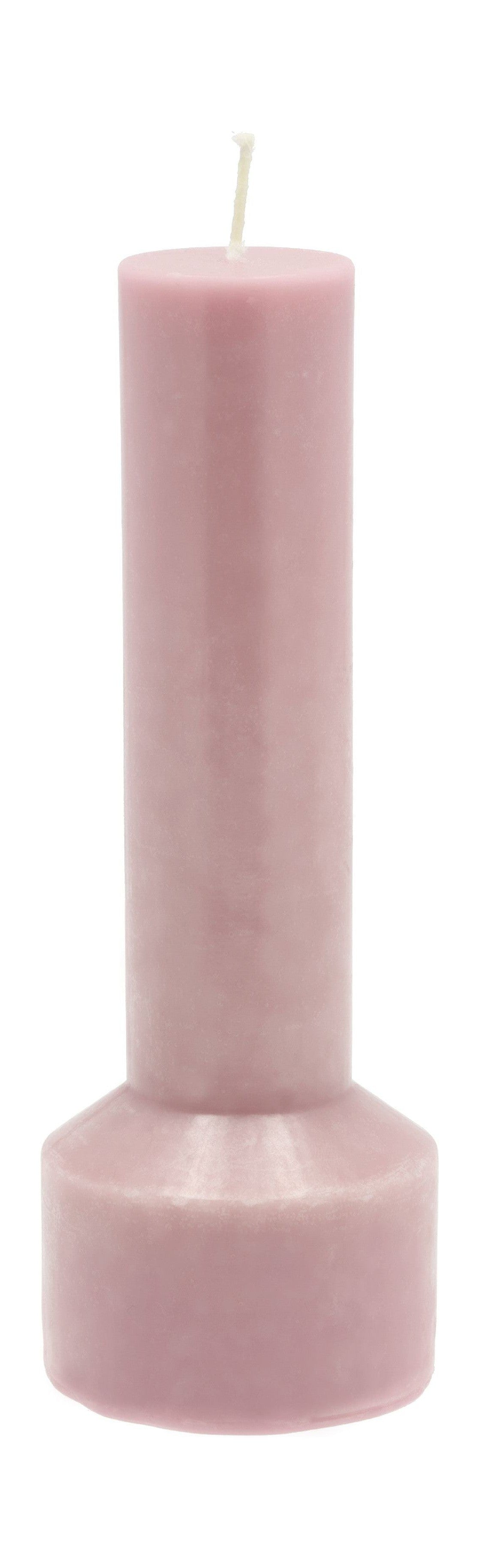 Styles de collecte de villa Candle de pilier Ø 7 x 20 cm, rose