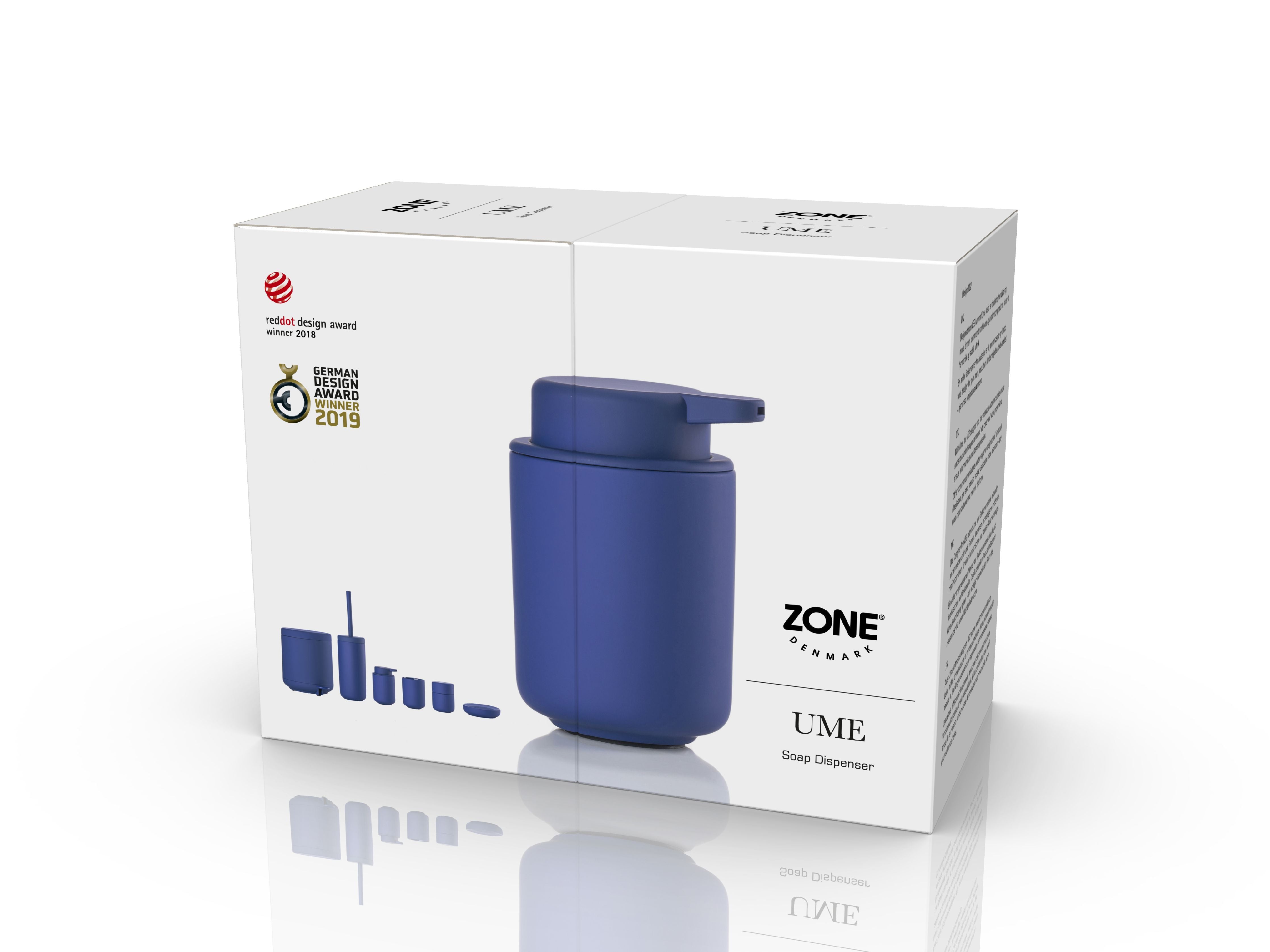Zone Denemark Ume Soap Dispensateur 0,25 litre, Blue Indigo