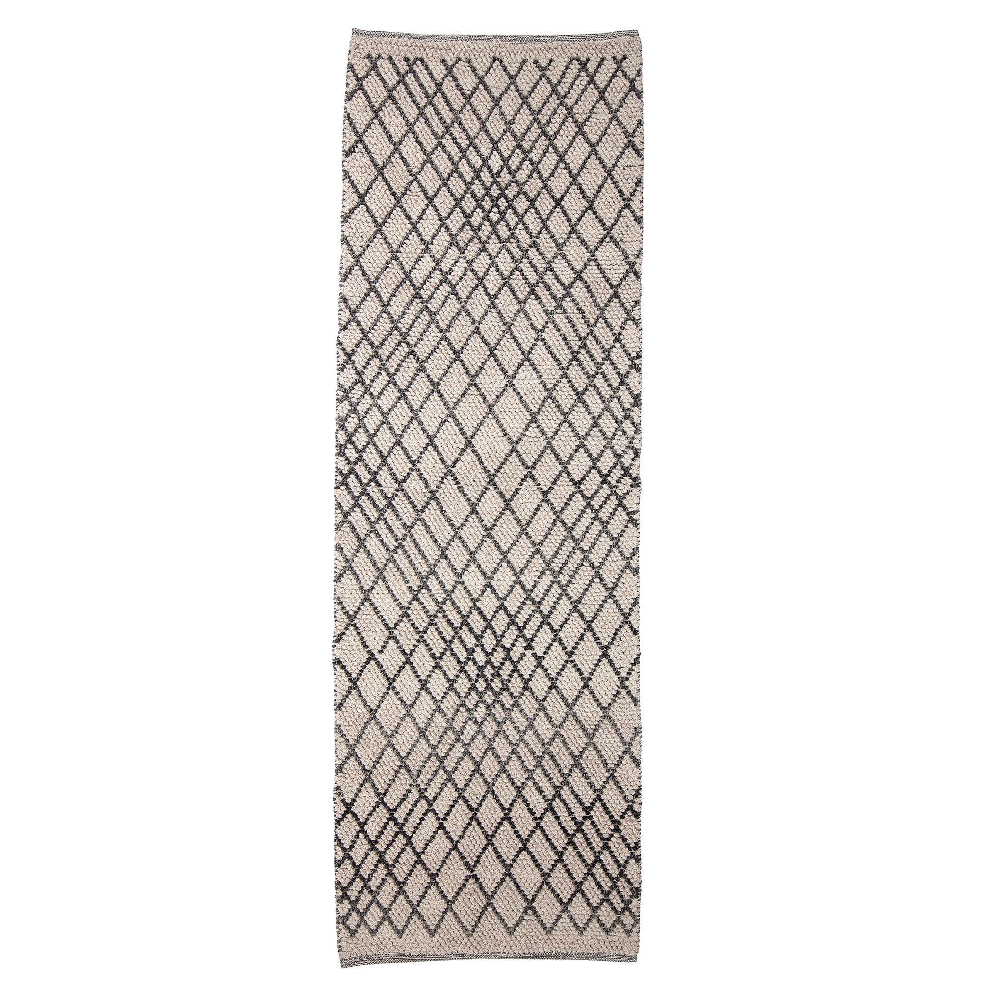 Tapis Kaya Bloomingville, gris, laine