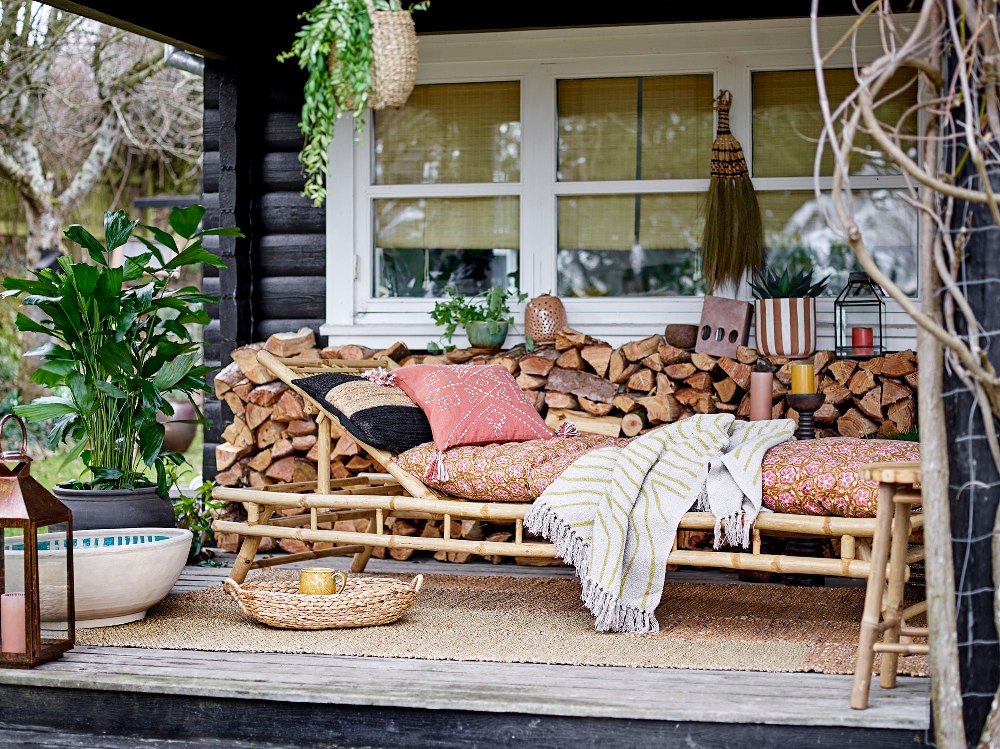 Bloomingville Sole Daybed, Nature, Bambus