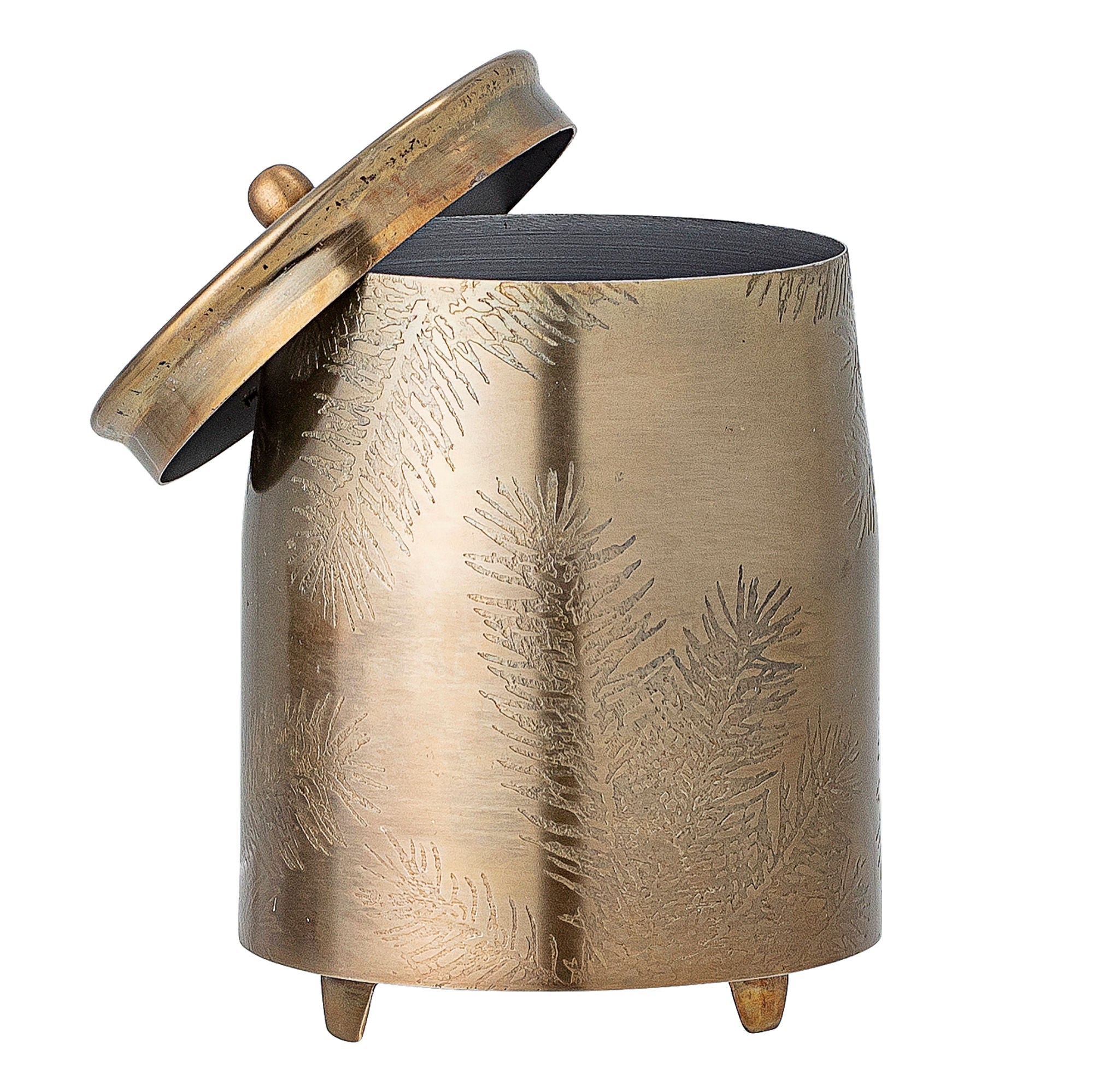 Bloomingville Jolee Jar w/Lid, Brass, Stainless Steel