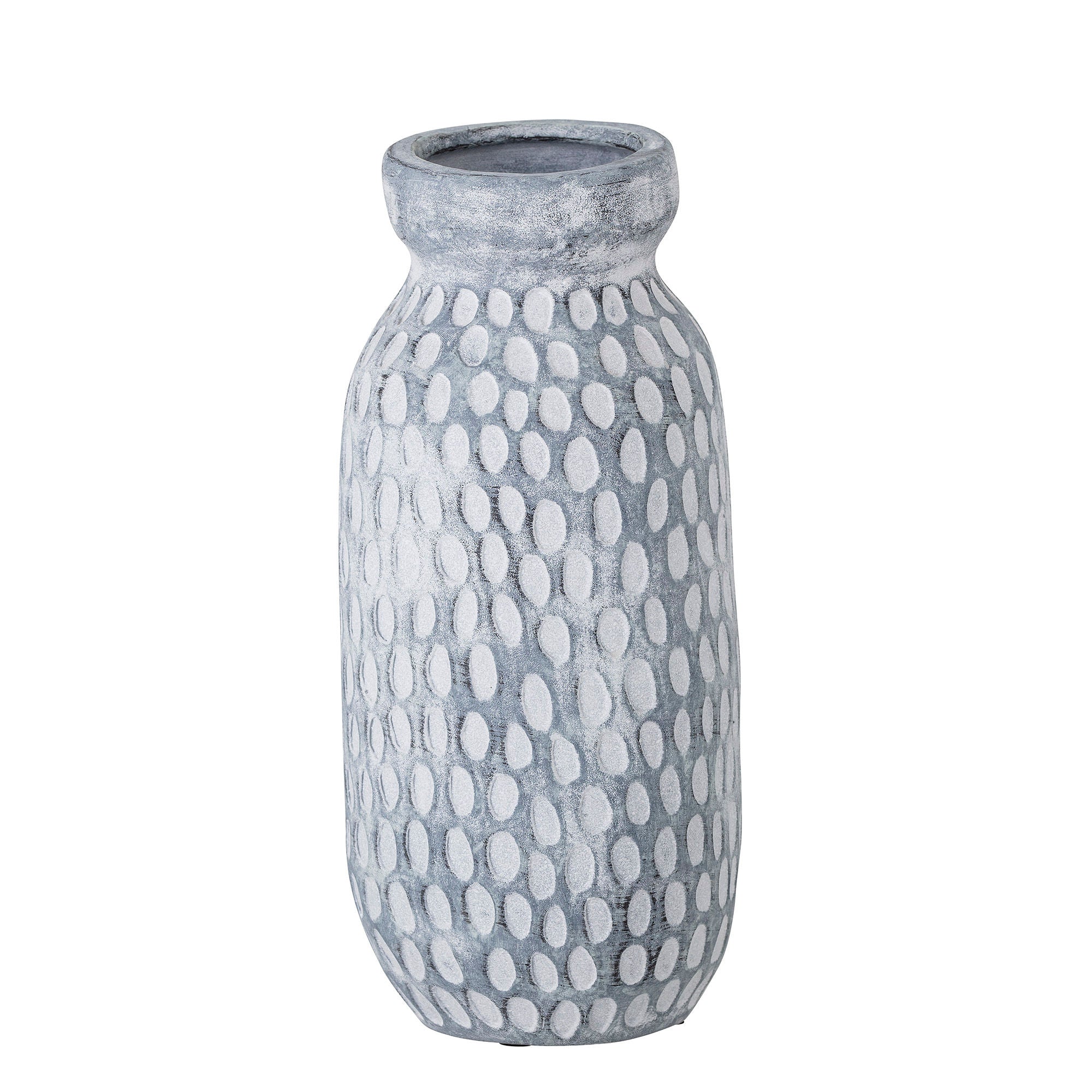 Bloomingville Jac Deco Vase, blå, keramik