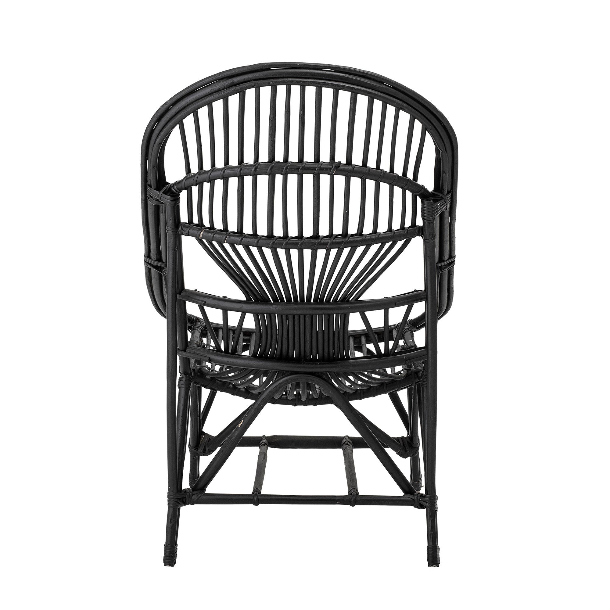 Chaise salon de Bloomingville Joline, noir, canne