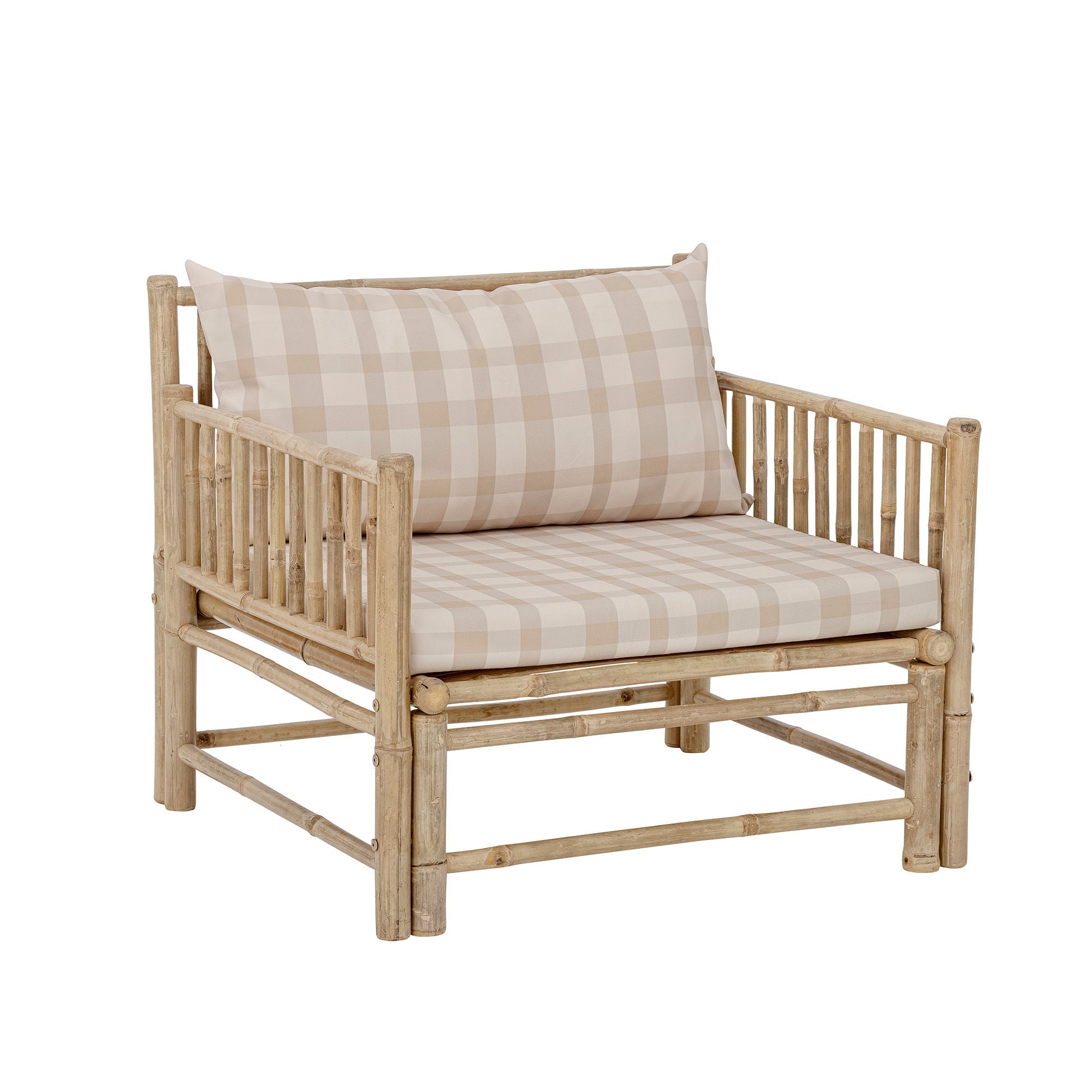 Bloomingville Korfu Lounge Chair, Nature, Bamboo