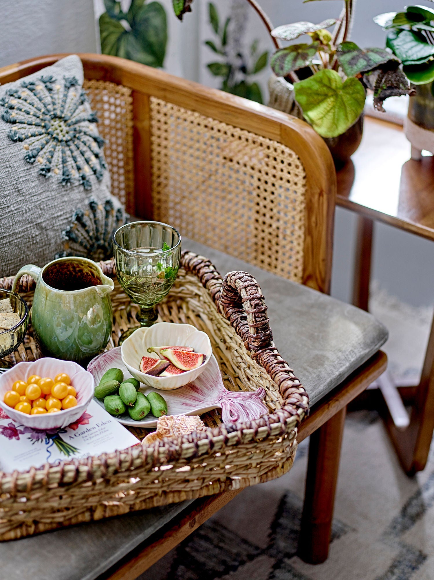 Coleção criativa Felucca Daybed, verde, teca