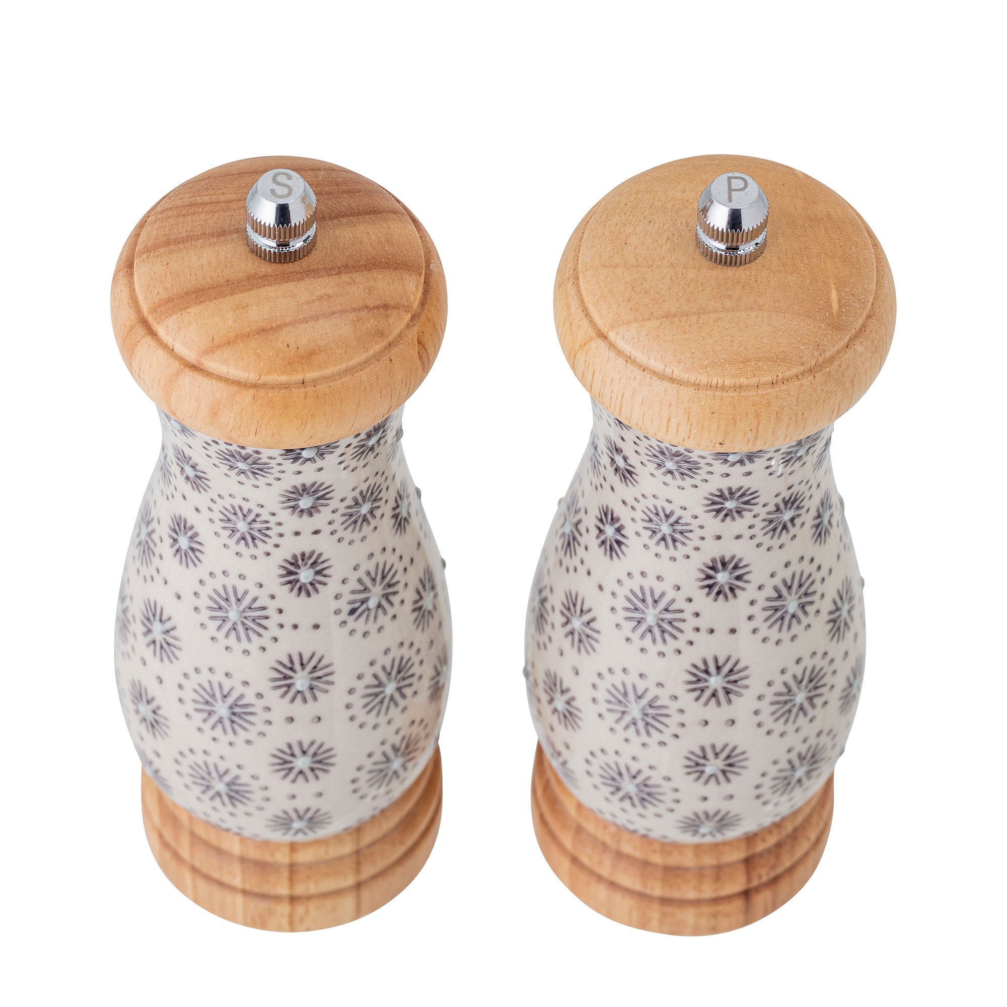 Bloomingville Elsa Salt & Pepper Mill, gris, grès