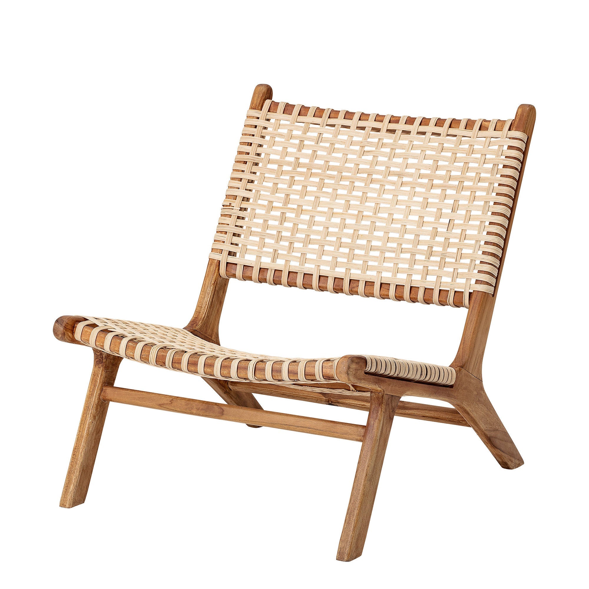 Bloomingville Keila Lounge Chair, natureza, teca